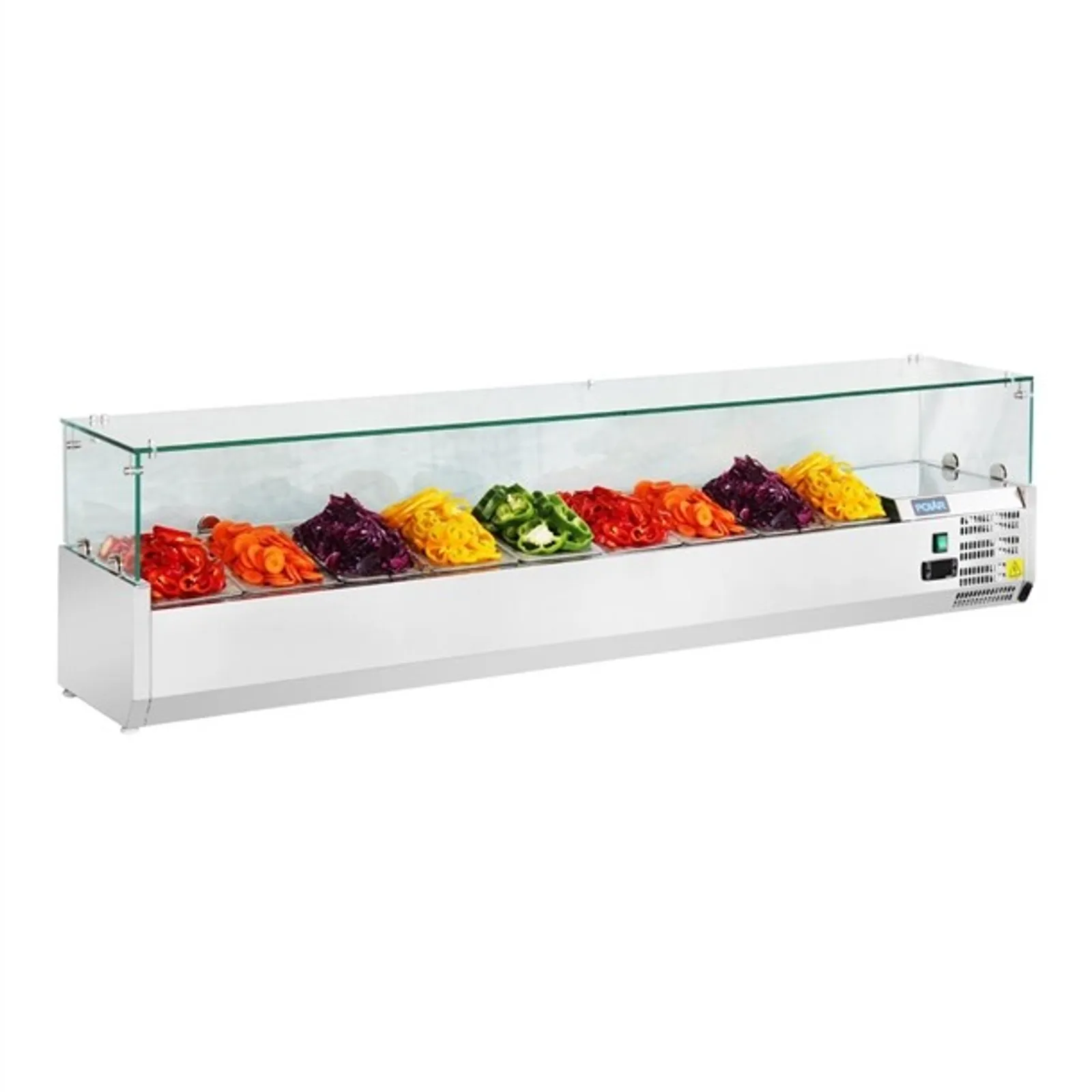 Polar GD878-A G-Series - Countertop Prep Fridge 9x 1/3GN