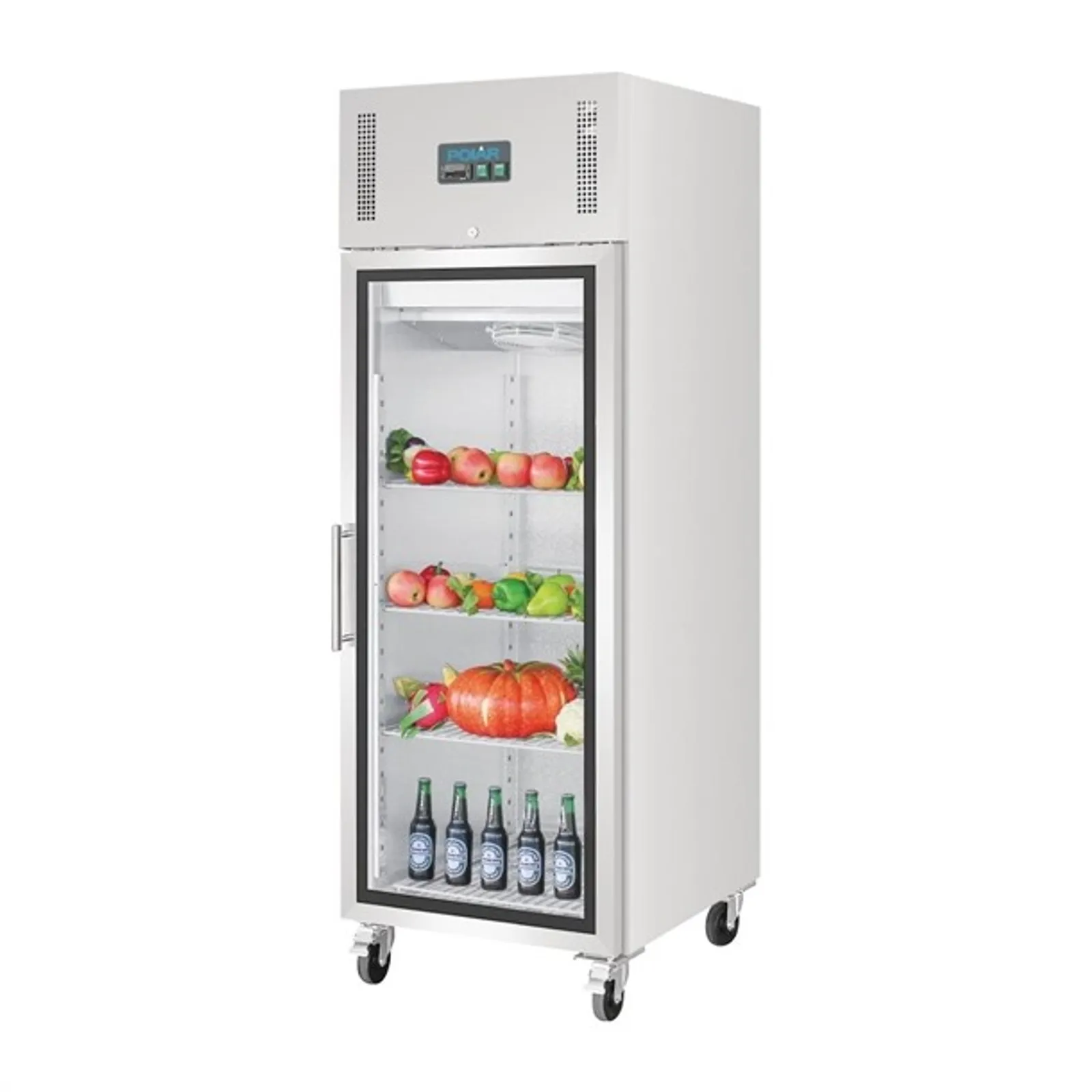 Polar GH218-A G-Series - Gastro Display Glass Door Fridge 600Ltr