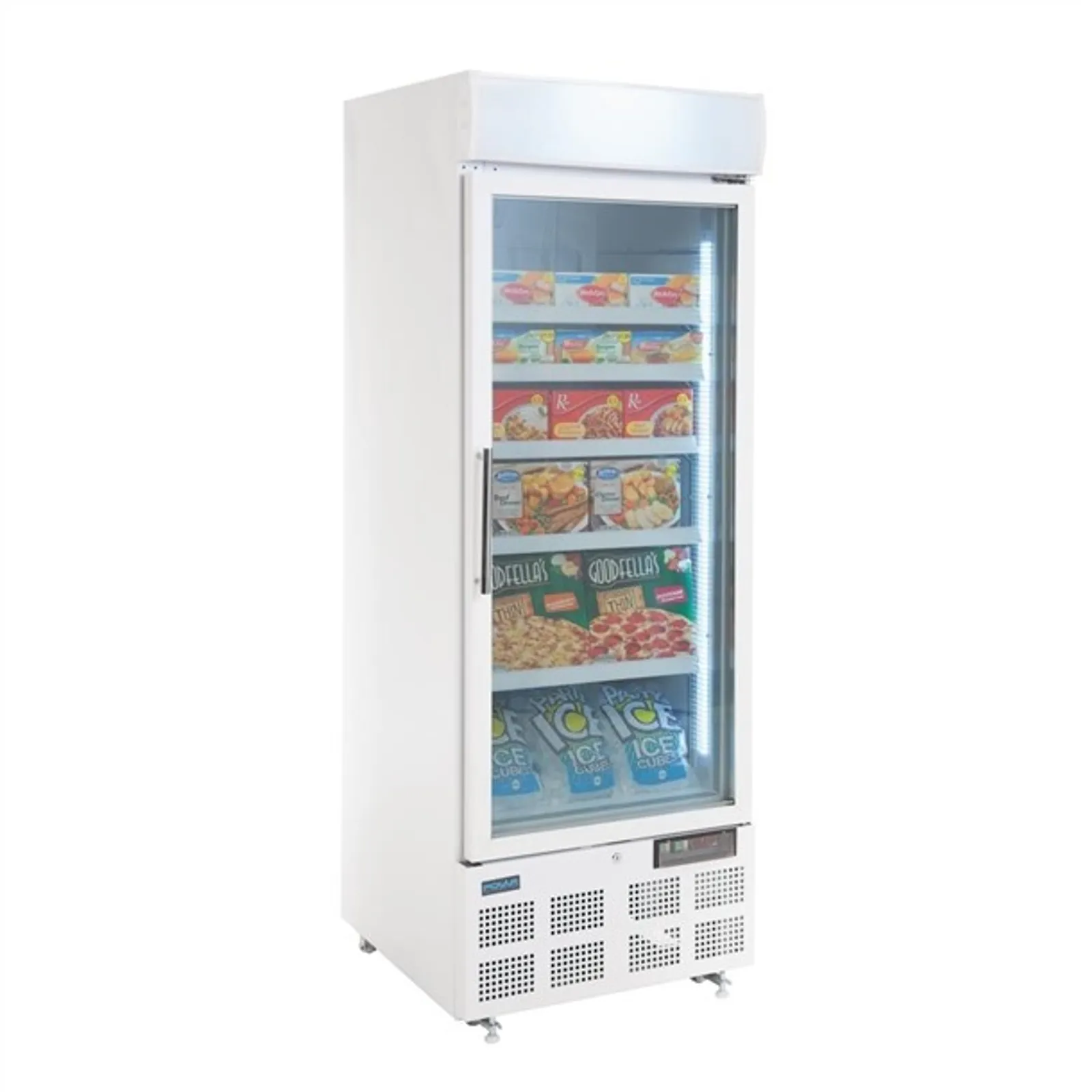 Polar GH506-A G-Series - Upright Display Freezer 412Ltr White