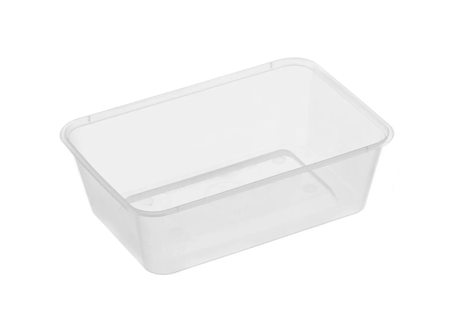 GenFac CONG700 - 700ml Rectangular Container Natural (500pcs)