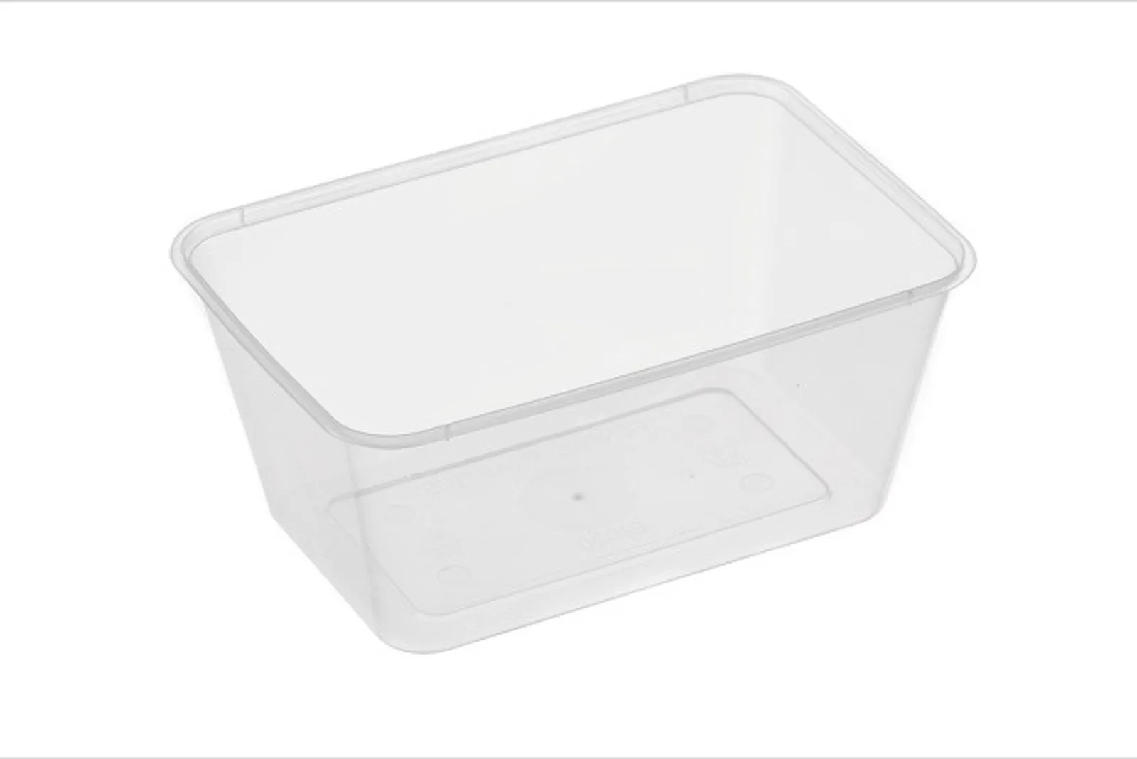 GenFac CONG1000 - 1000ml Rectangular Container Natural (500pcs)