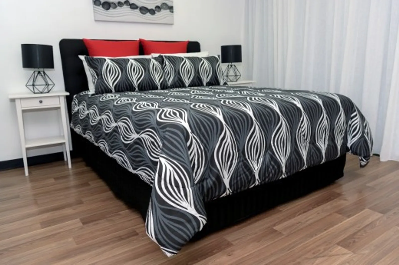 Alliance 36352 - Coverlet Set Byron Charcoal QB 220x235