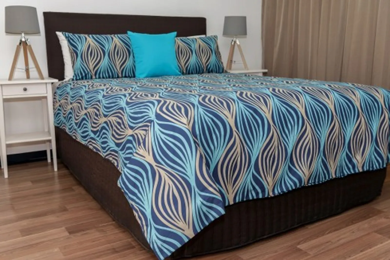 Alliance 36505 - Quilt Cover Set Byron Ocean DB 180x220