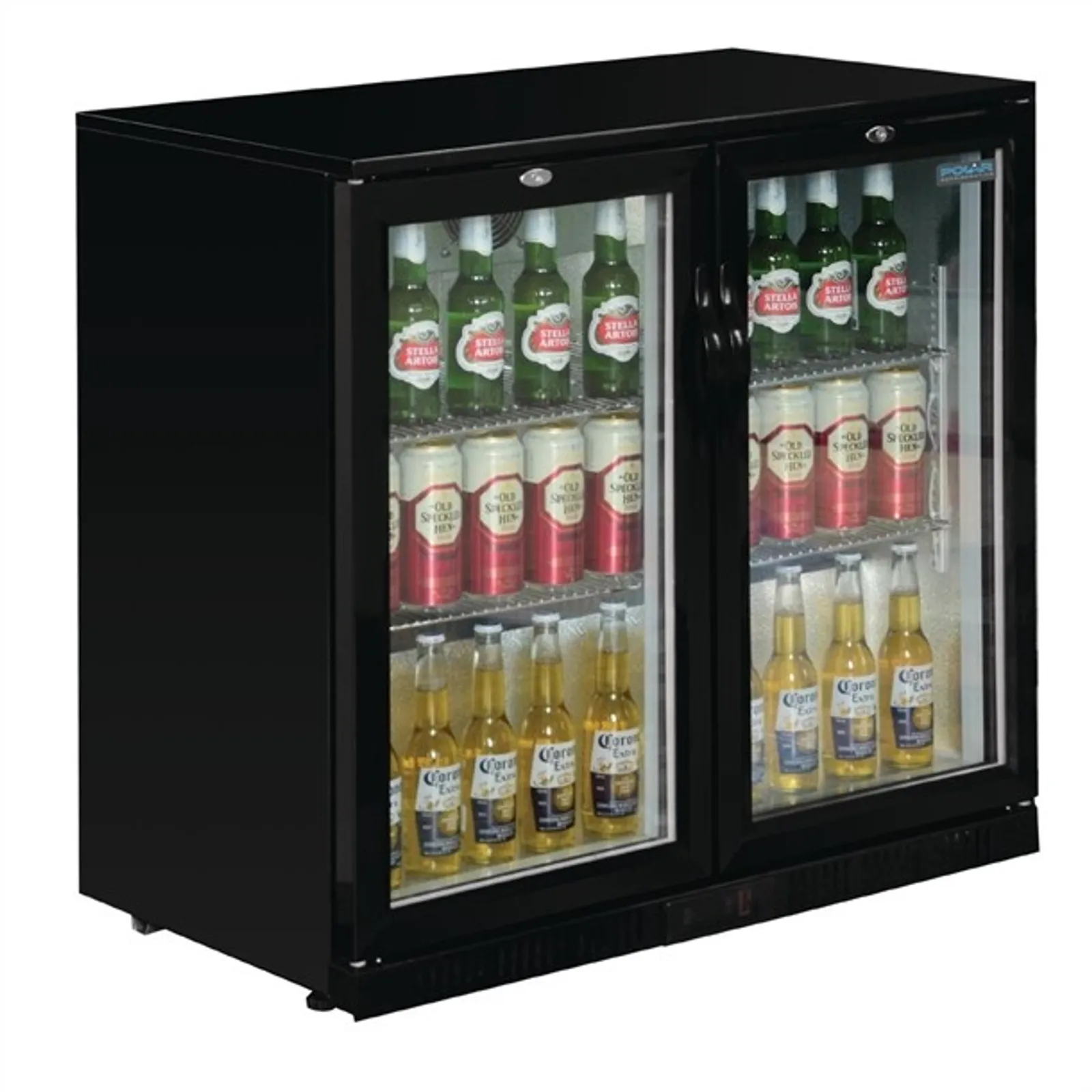 Polar GL002-A G-Series - Back Bar Cooler with Hinged Doors 208Ltr