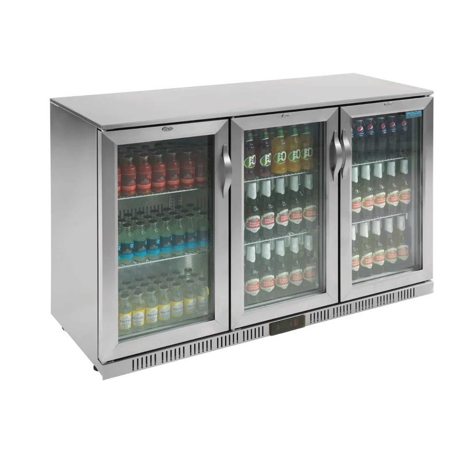 Polar GL009-A G-Series - Back Bar Cooler with Hinged Doors Stainless Steel 330Ltr