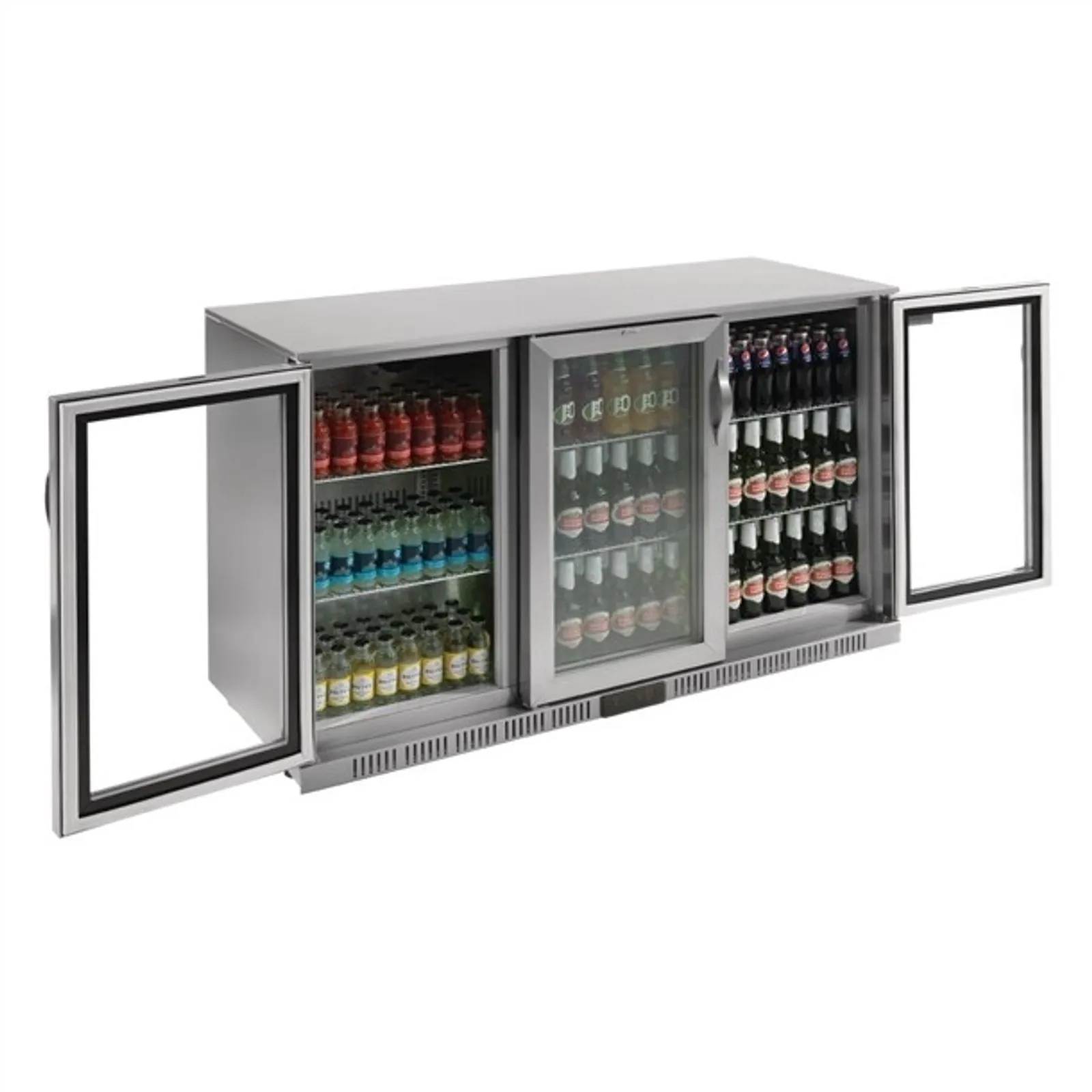 Polar GL009-A G-Series - Back Bar Cooler with Hinged Doors Stainless Steel 330Ltr