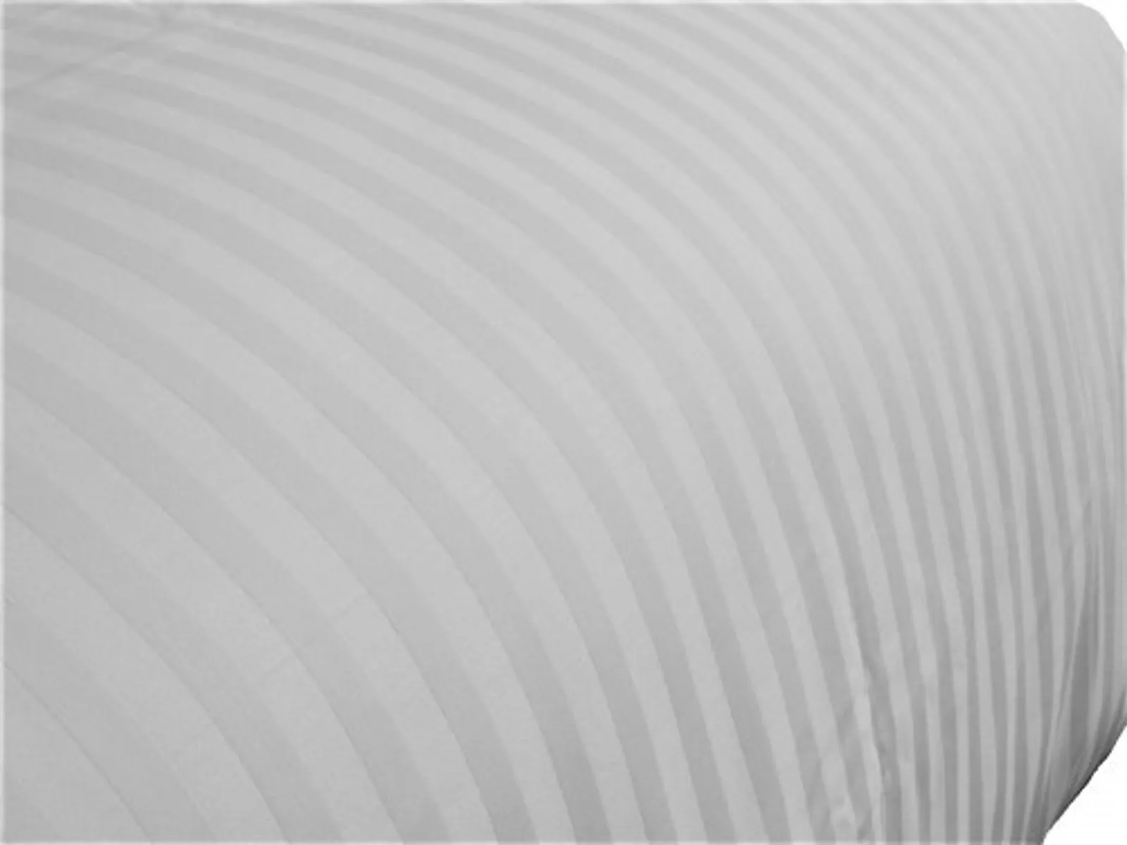 Alliance 29712 - Pillowcase Satin Stripe 5mm White King 55x90