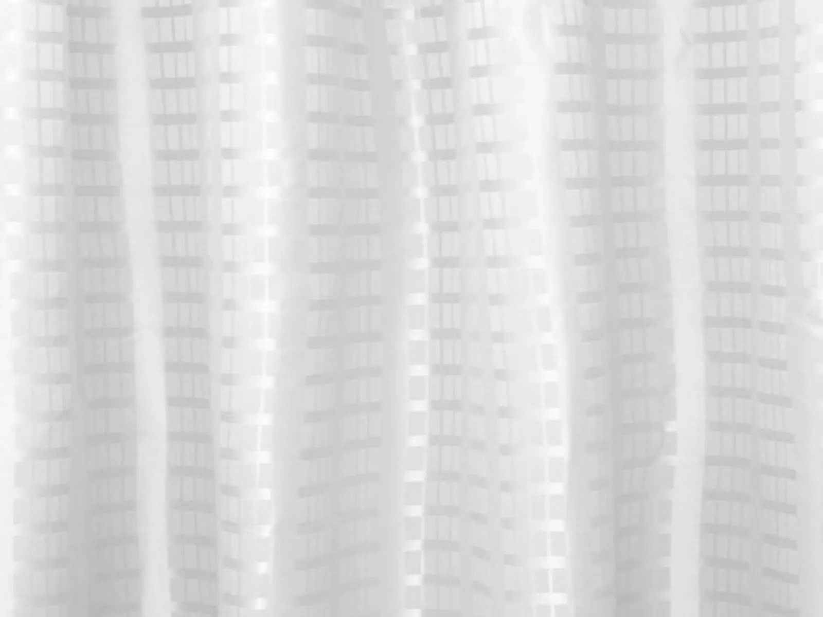 Alliance 36703 - Shower Curtain Box Stripe White Long 180x210