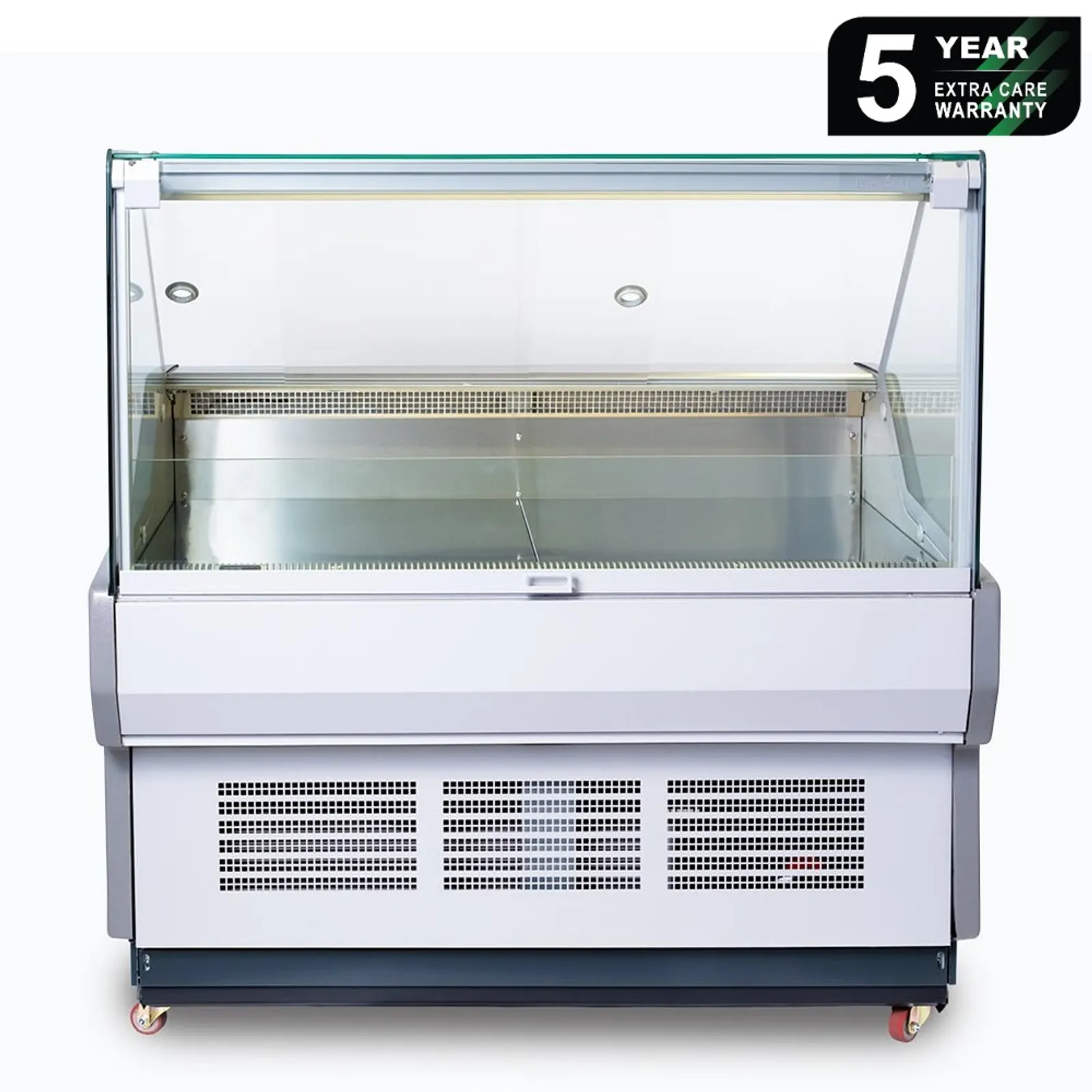 Bromic DD1250SG-NR - Square Glass Deli Display 1330mm