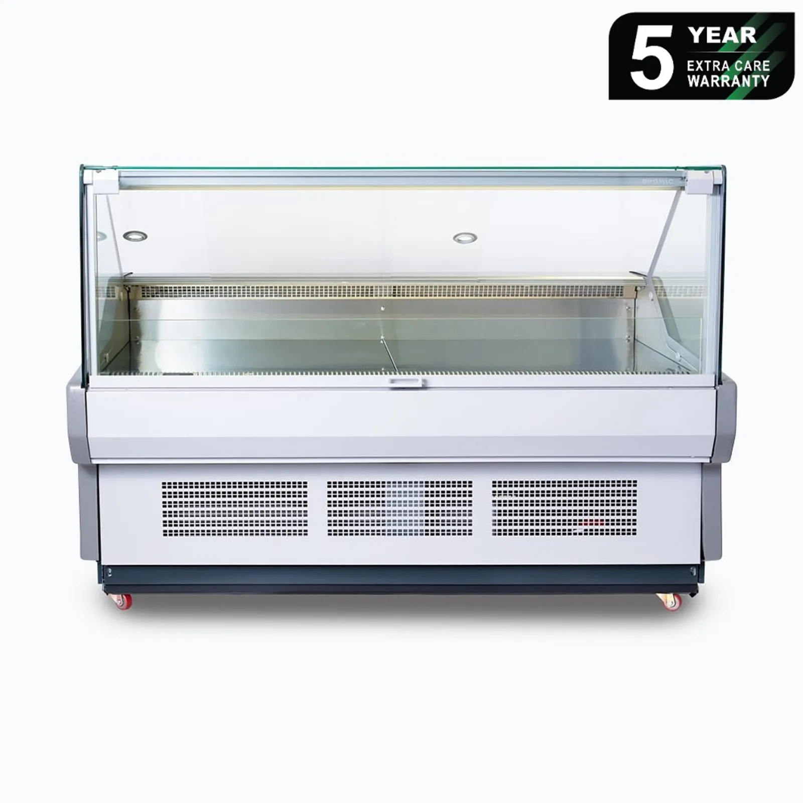 Bromic DD1875SG-NR - Square Glass Deli Display 1955mm