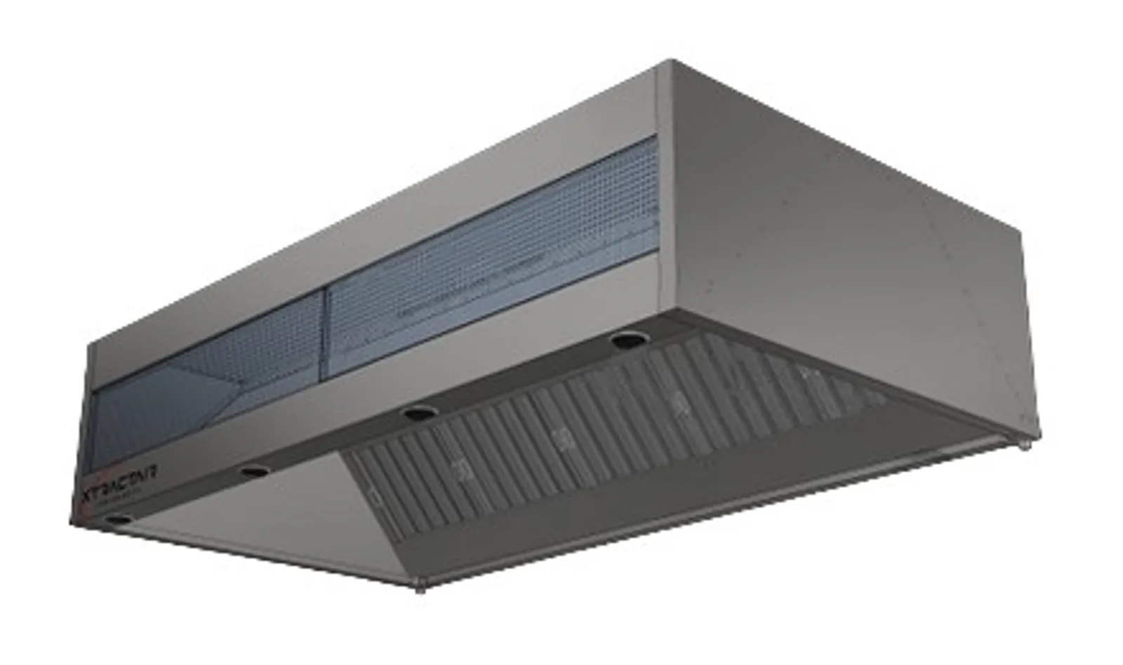 Xtractair XLV-2614 - Low Velocity Commercial Kitchen Exhaust Canopy (2600W x 1400D x 600H)
