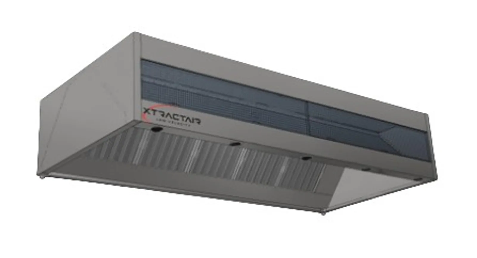 Xtractair XLV-3014 - Low Velocity Commercial Kitchen Exhaust Canopy (3000W x 1400D x 600H)