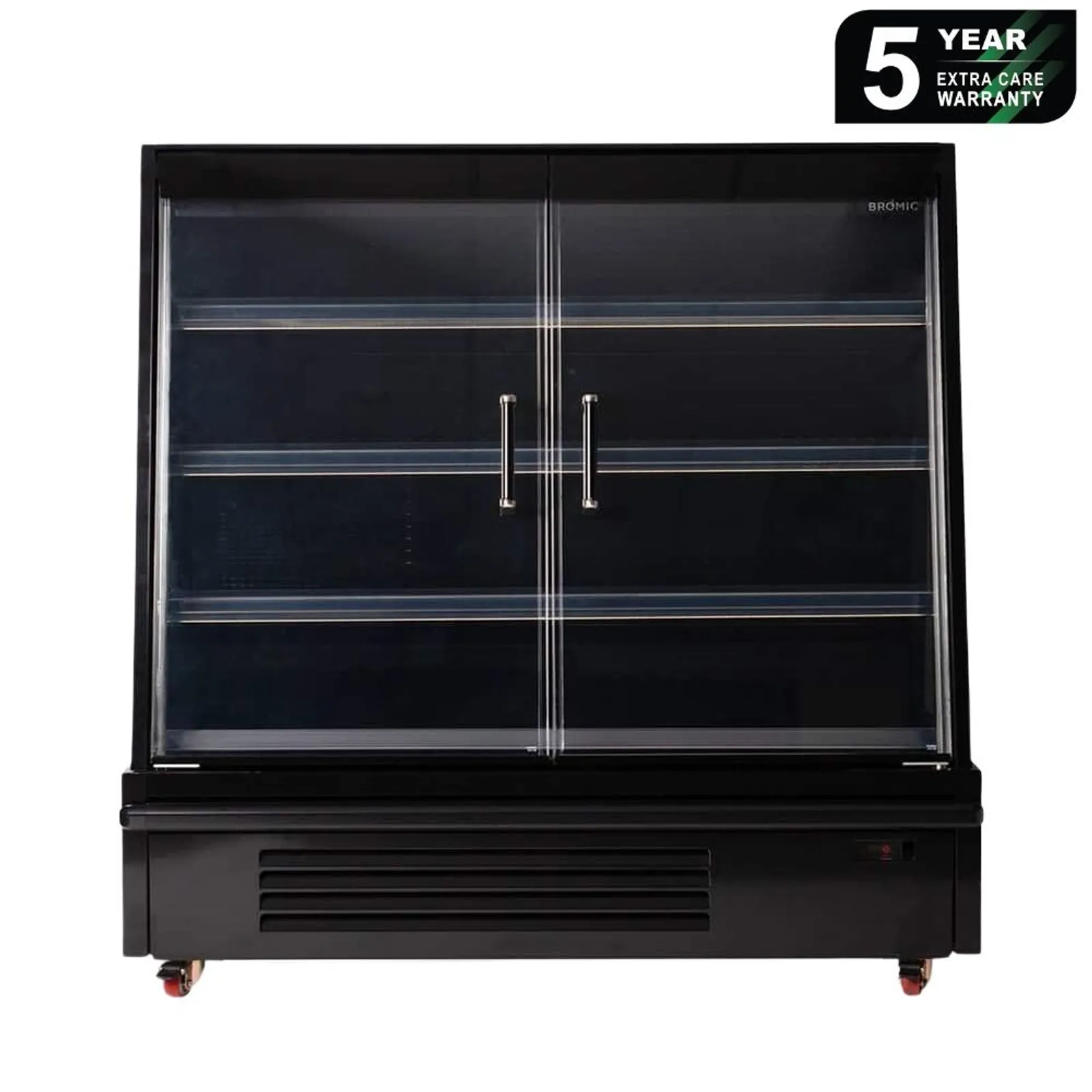 Bromic SVM1580HD-NR - Semi Vertical Display Fridge Gondola 1580mm - 2 Hinged Doors