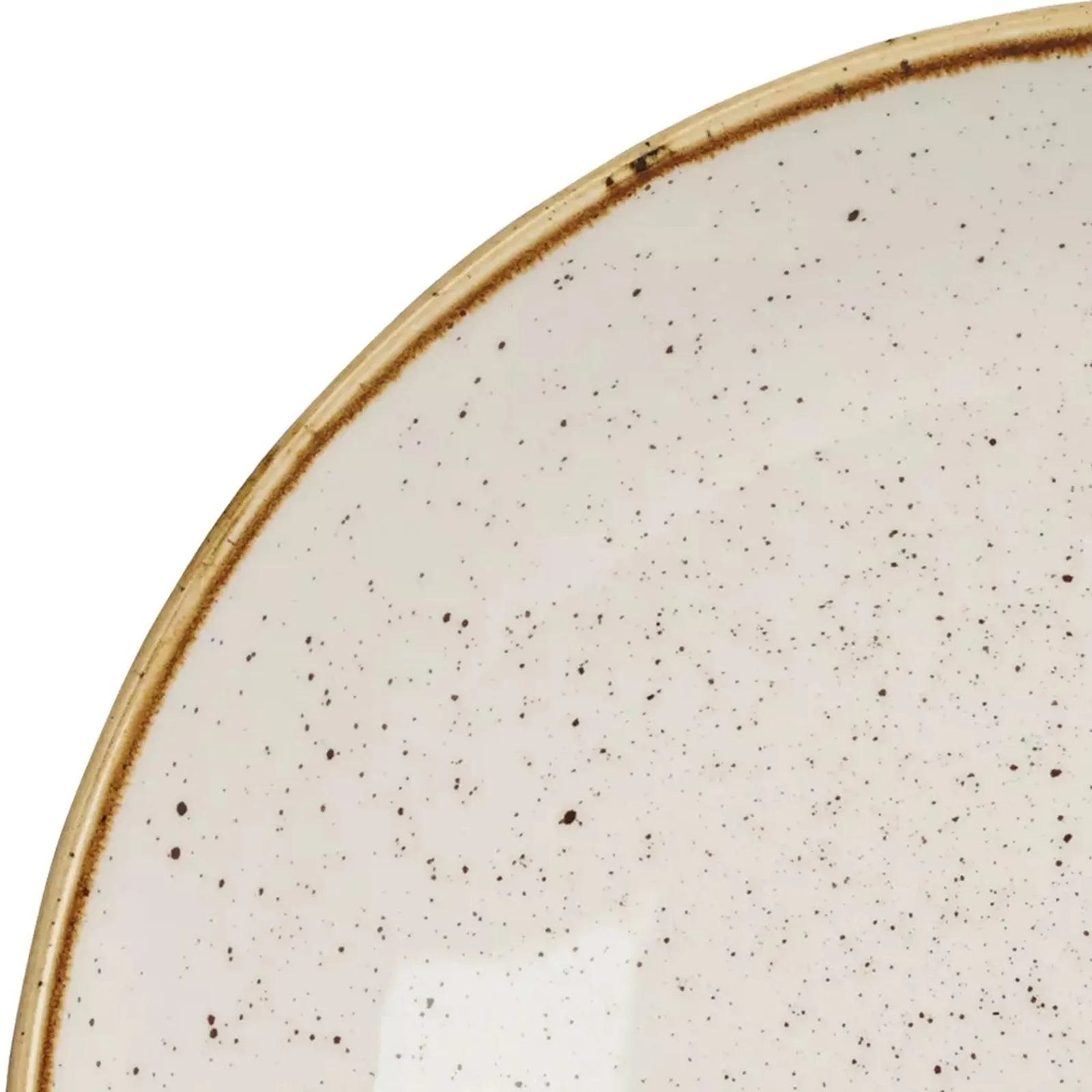 Churchill Stonecast 9975028-W Barley White - Cappuccino Saucer 156mm