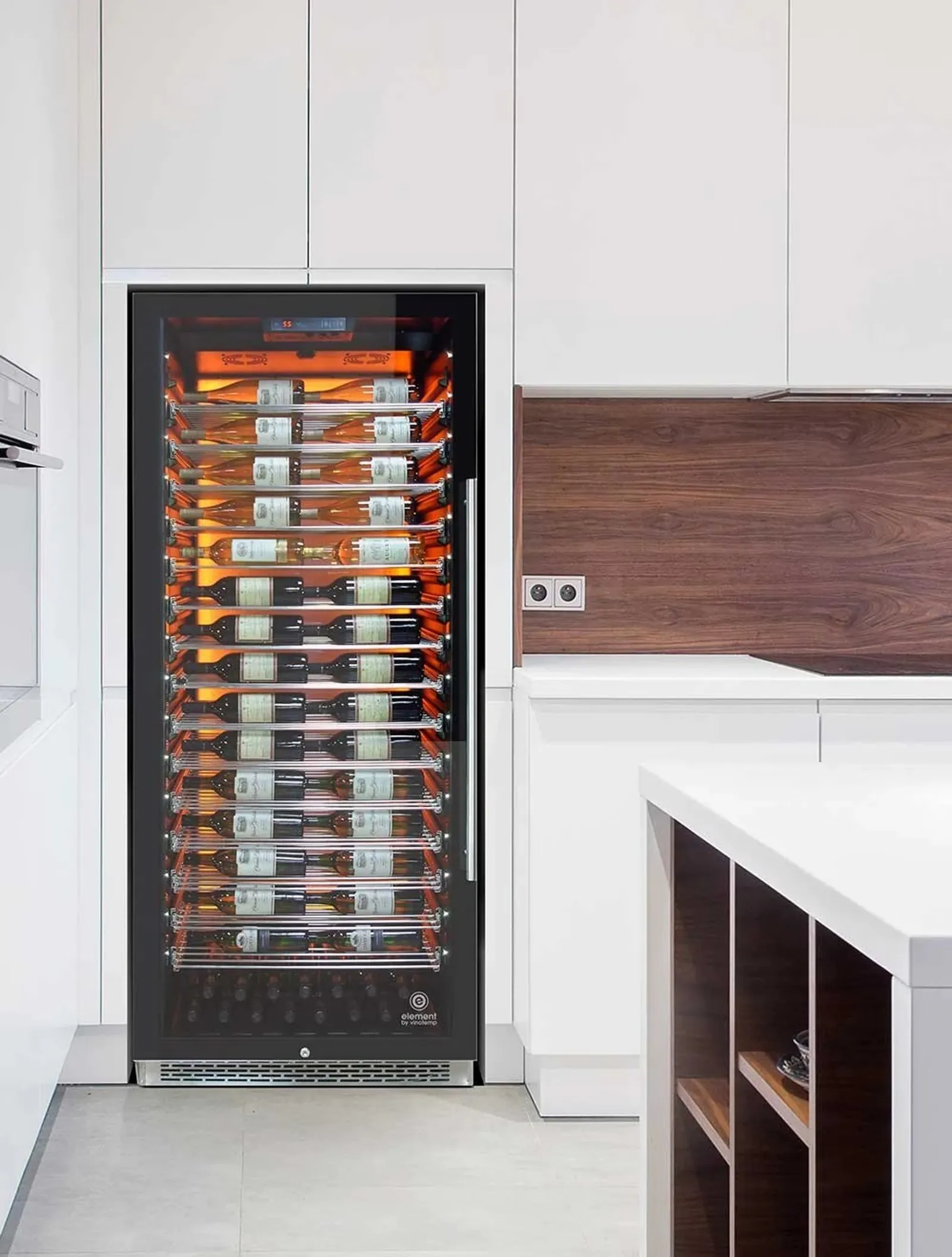 Vinotemp EL-300COMM-L - 188-Bottle Single-Zone Wine Cooler (Left Hinge)