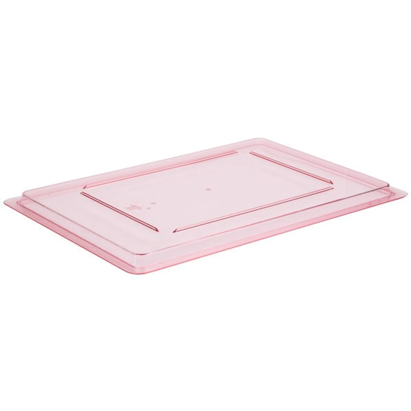 Cambro 1826CCW467 - Camwear 26" x 18" Flat Lid for Food Storage Box - Red