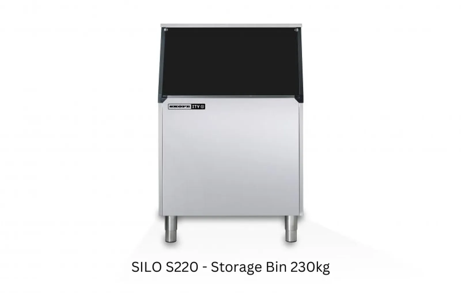 ICE QUEEN IQ200 A R290 - Modular Granular Ice Maker 211kg with Storage Bin