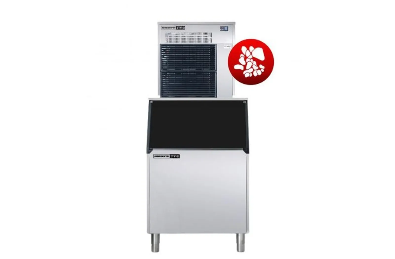 ICE QUEEN IQ400 - Modular Granular Ice Maker 460kg with Storage Bin