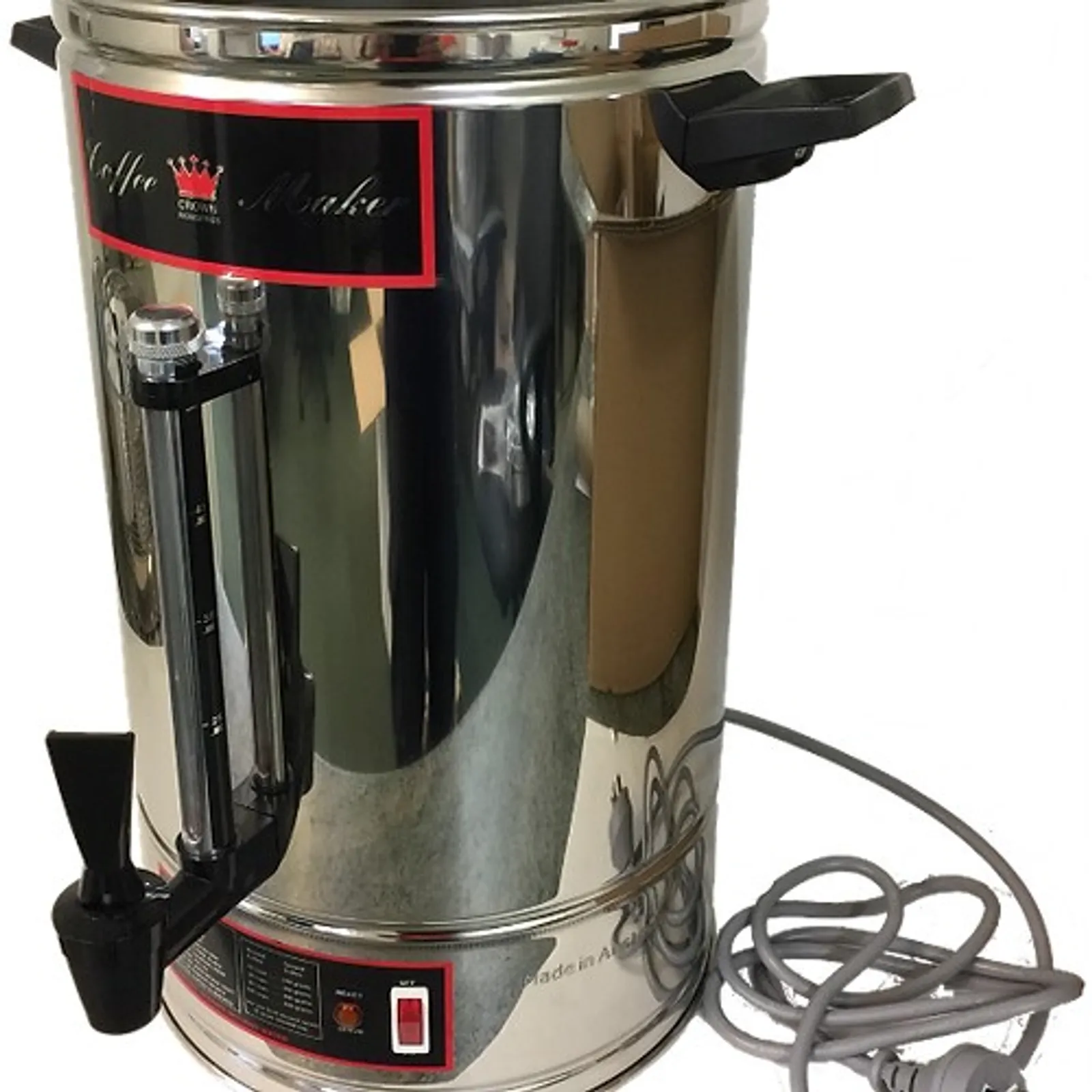 Crown Industries SCM100SS - 100 Cup Coffee Percolator (Safety)