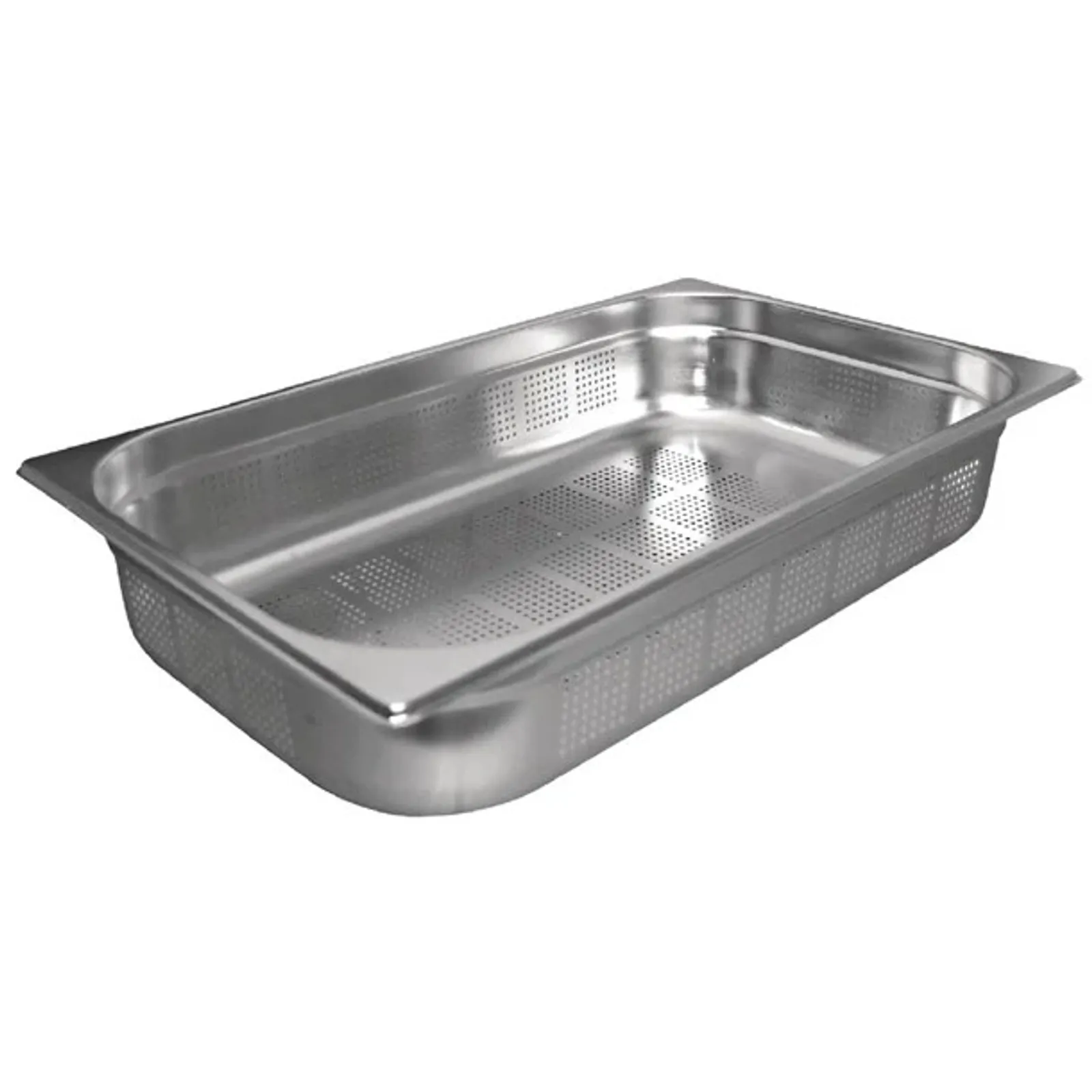 Vogue DN700 - Stainless Steel Perforated 1/1 Gastronorm Tray 100mm