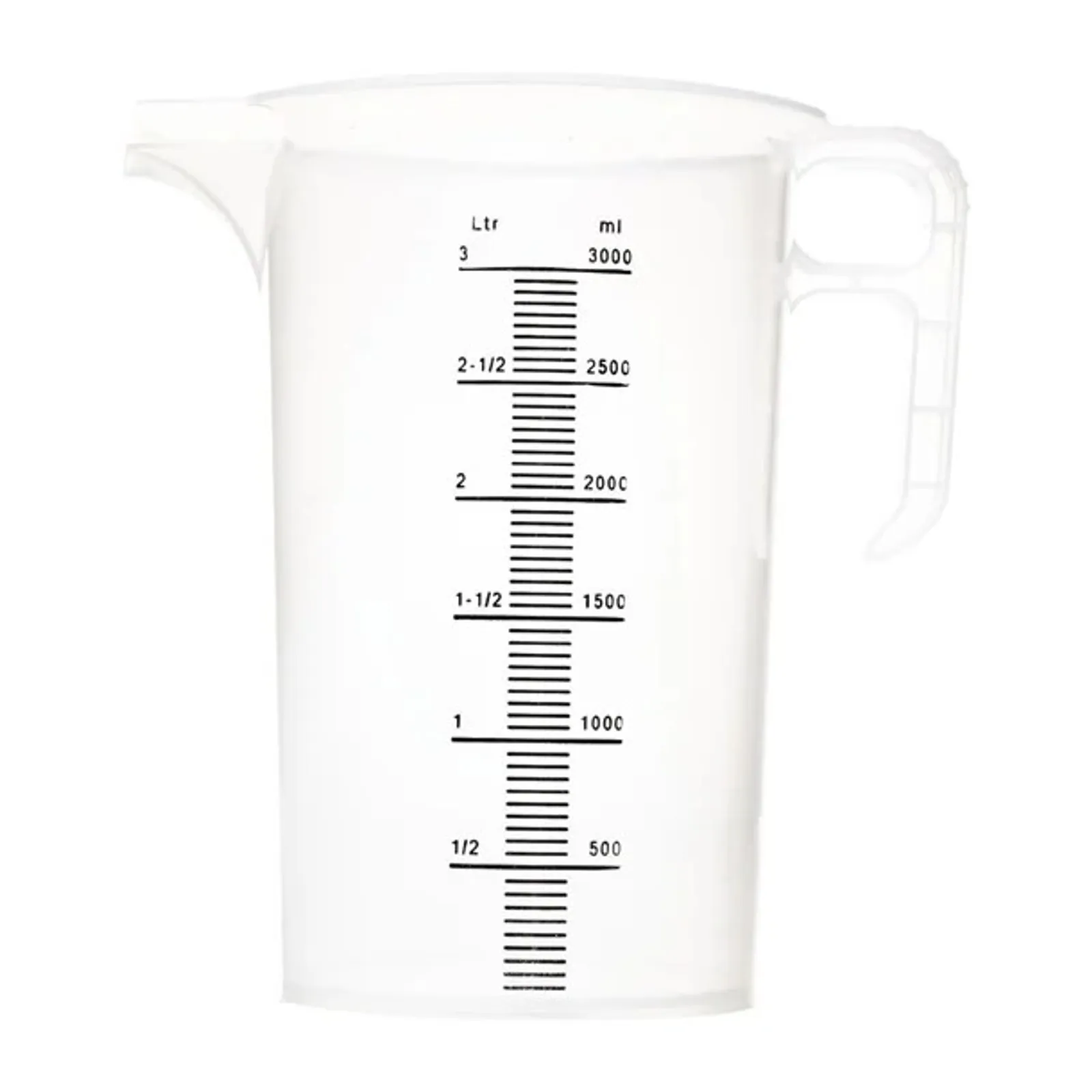 Pro-Measures FD328 - Polypropylene Measuring Jug 3Ltr