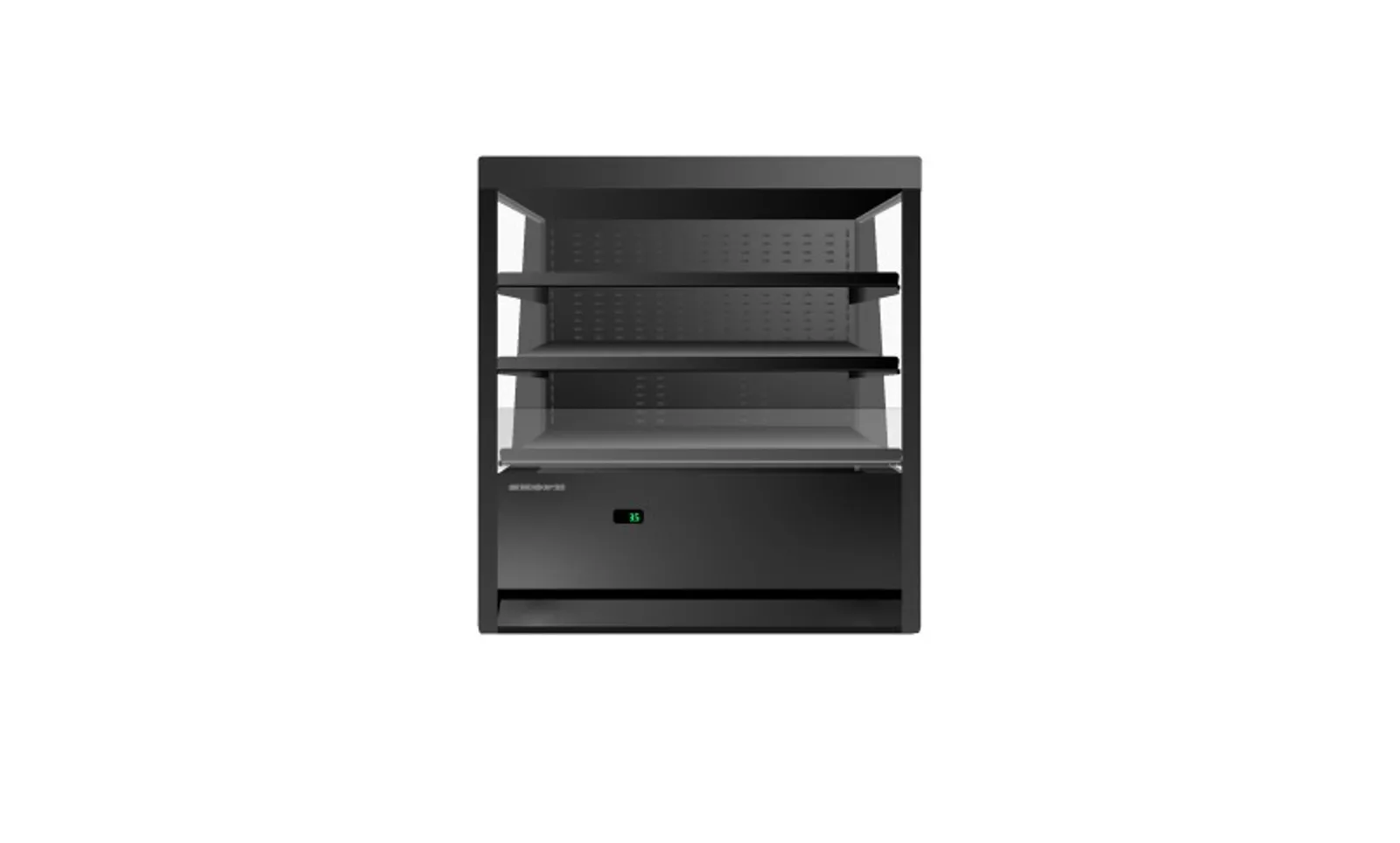 SKOPE OD460N - Open Deck Fridge - Black