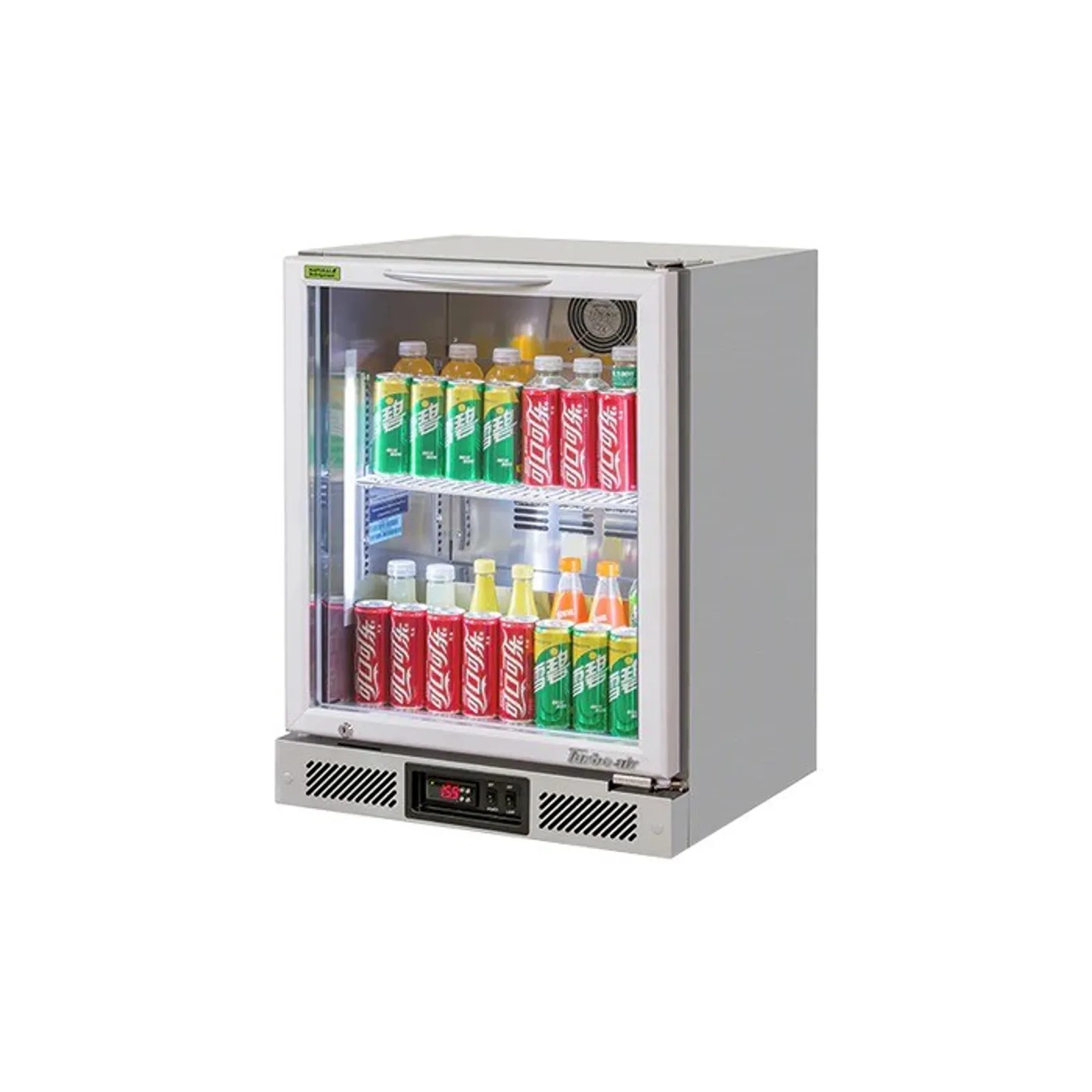 Turbo Air TB6-8H-SWSSS-N - 1 Glass Door Back Bar Fridge