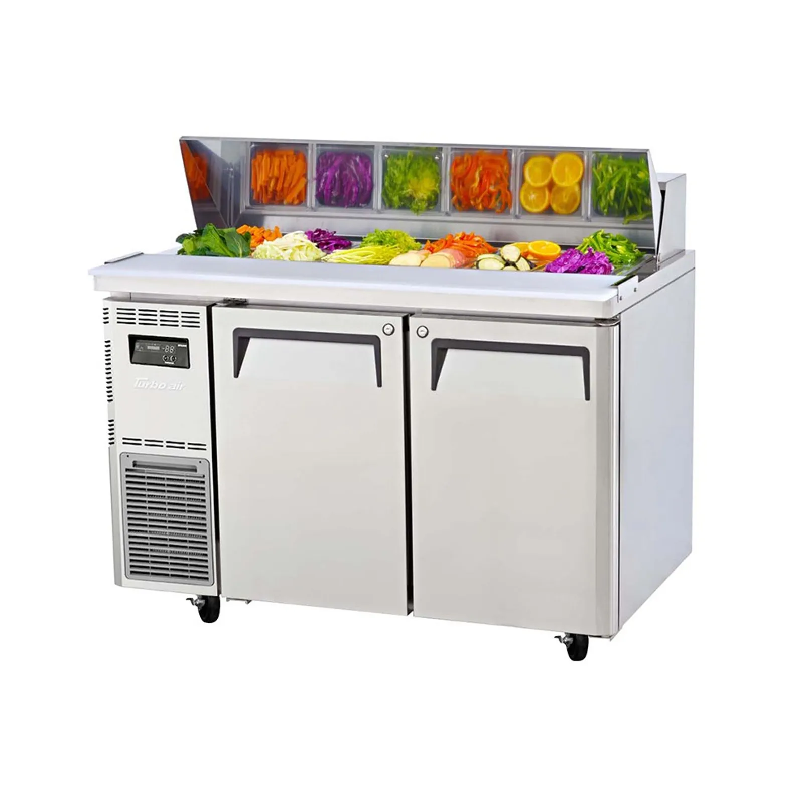 Turbo Air KHR12-2-N - 2 Door Salad Prep Table Hood Lid