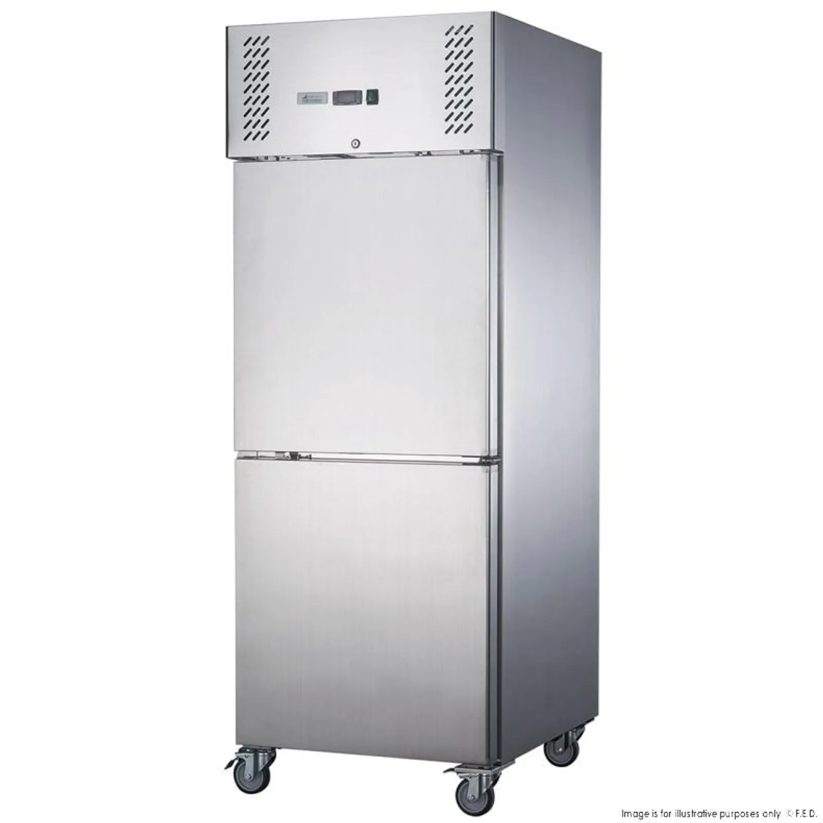 FED-X XURC600S1V - 2 Door Upright Fridge