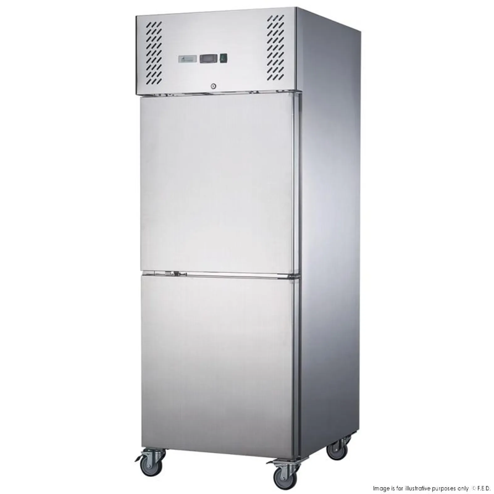 FED-X XURC600S1V - 2 Door Upright Fridge