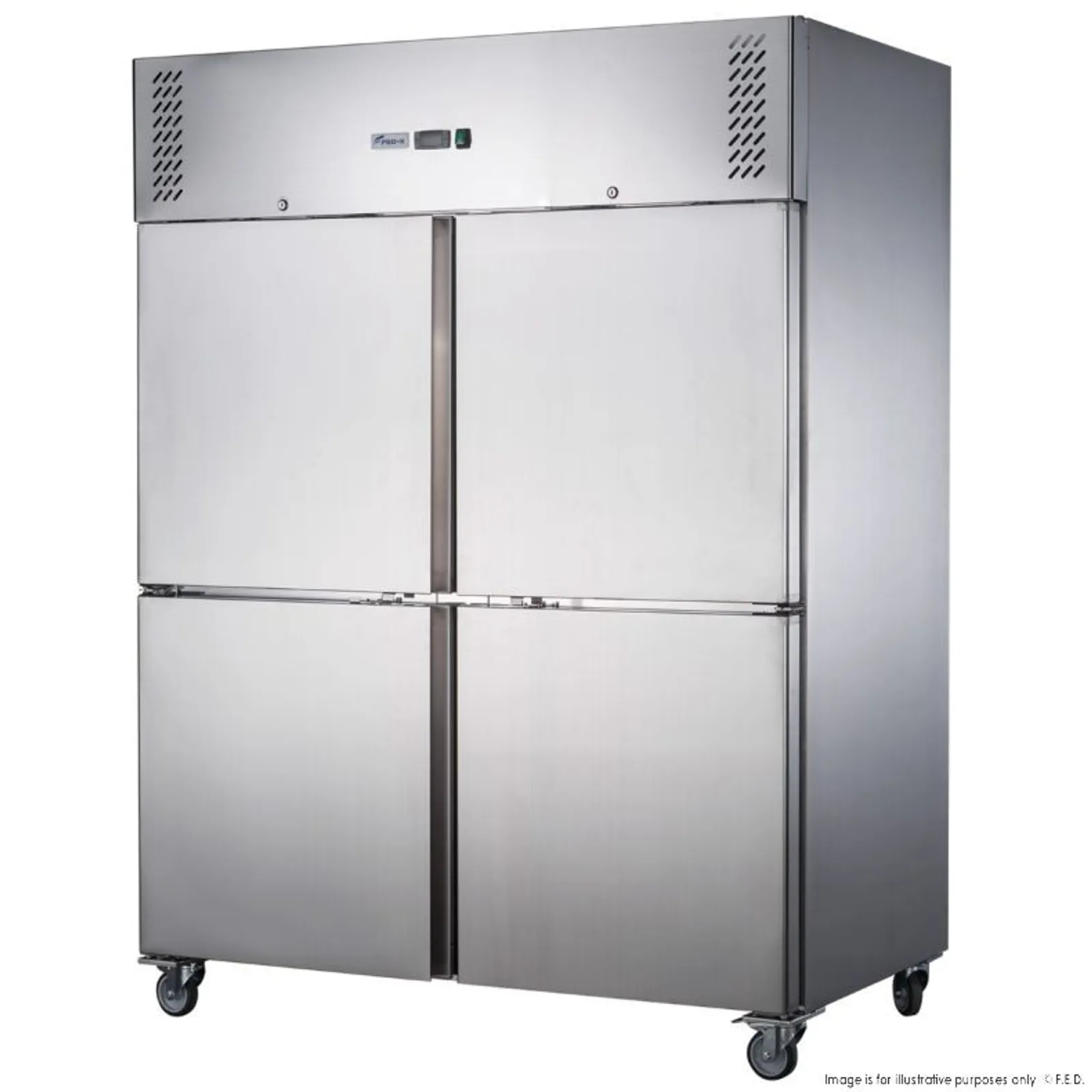 FED-X XURC1410S2V - Four Door Upright Fridge