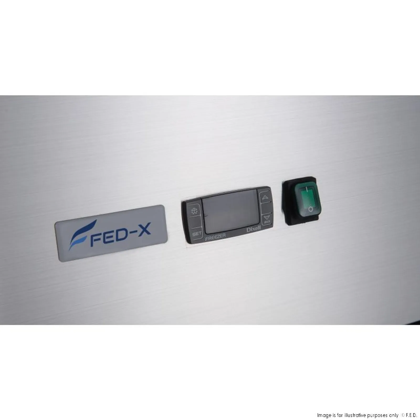 FED-X XURC1200SFV - Two Full Door Upright Fridge