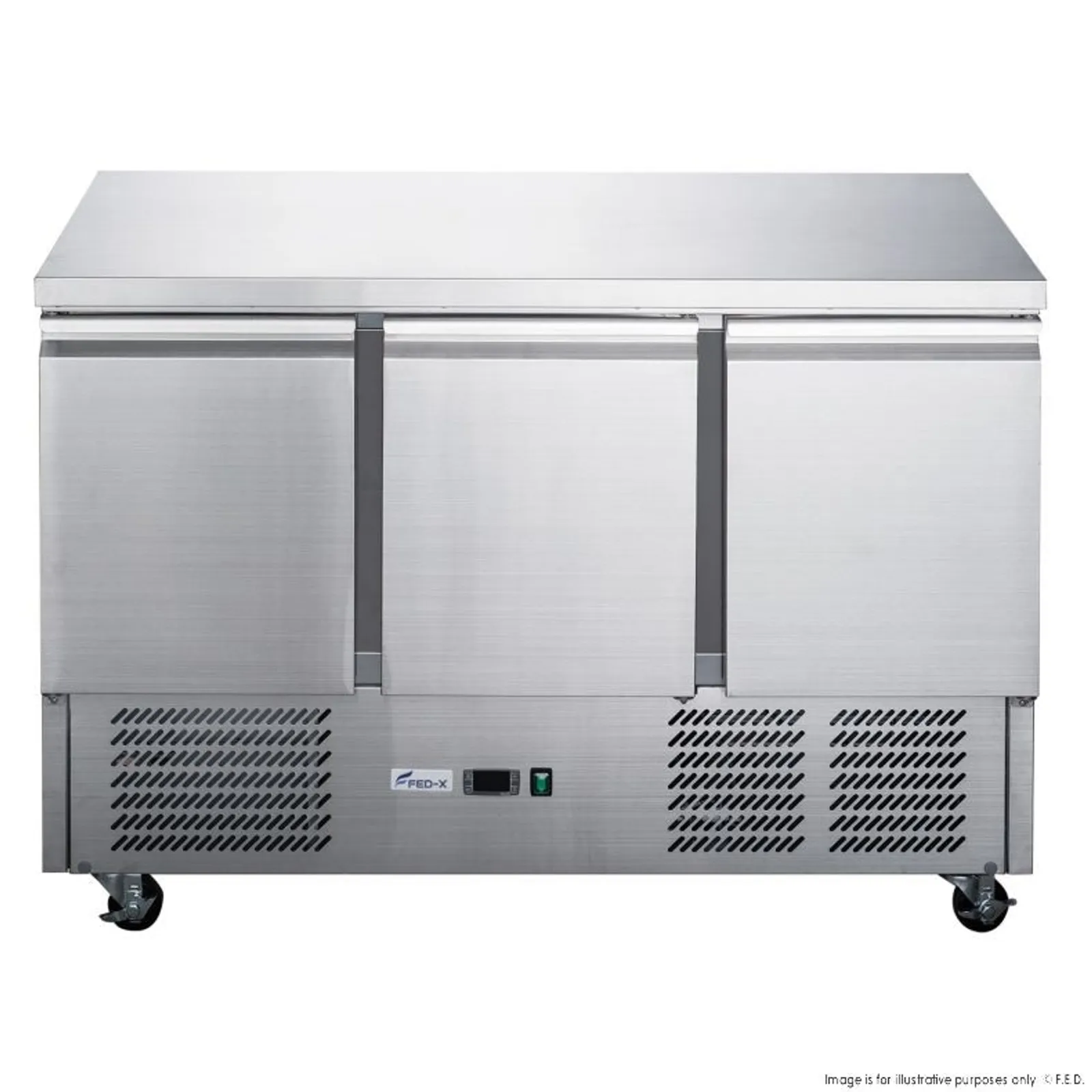 FED-X XGNS1300B - Compact Workbench Fridge