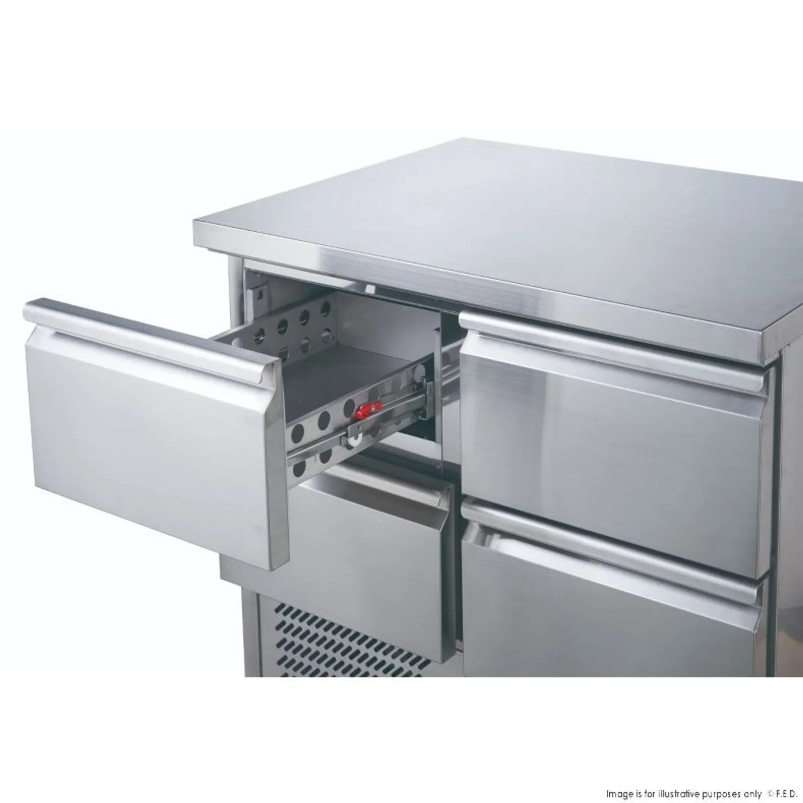 FED-X XGNS1300-6D - 6 Drawer Compact Workbench Fridge