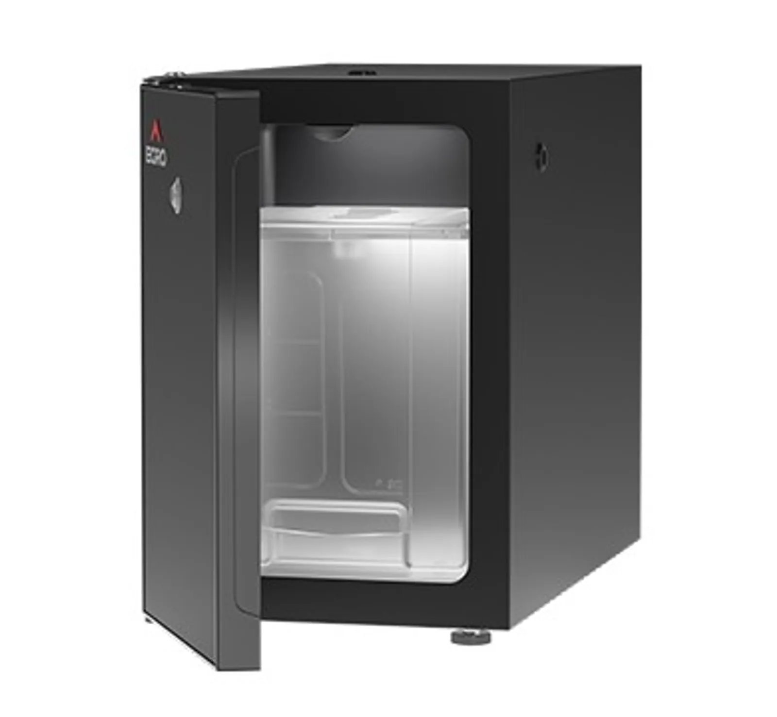 Rancilio EGCM-QBE-PM-BLK - Egro QuBe Pro Fully Automatic Coffee Machine with Quick Milk Fridge