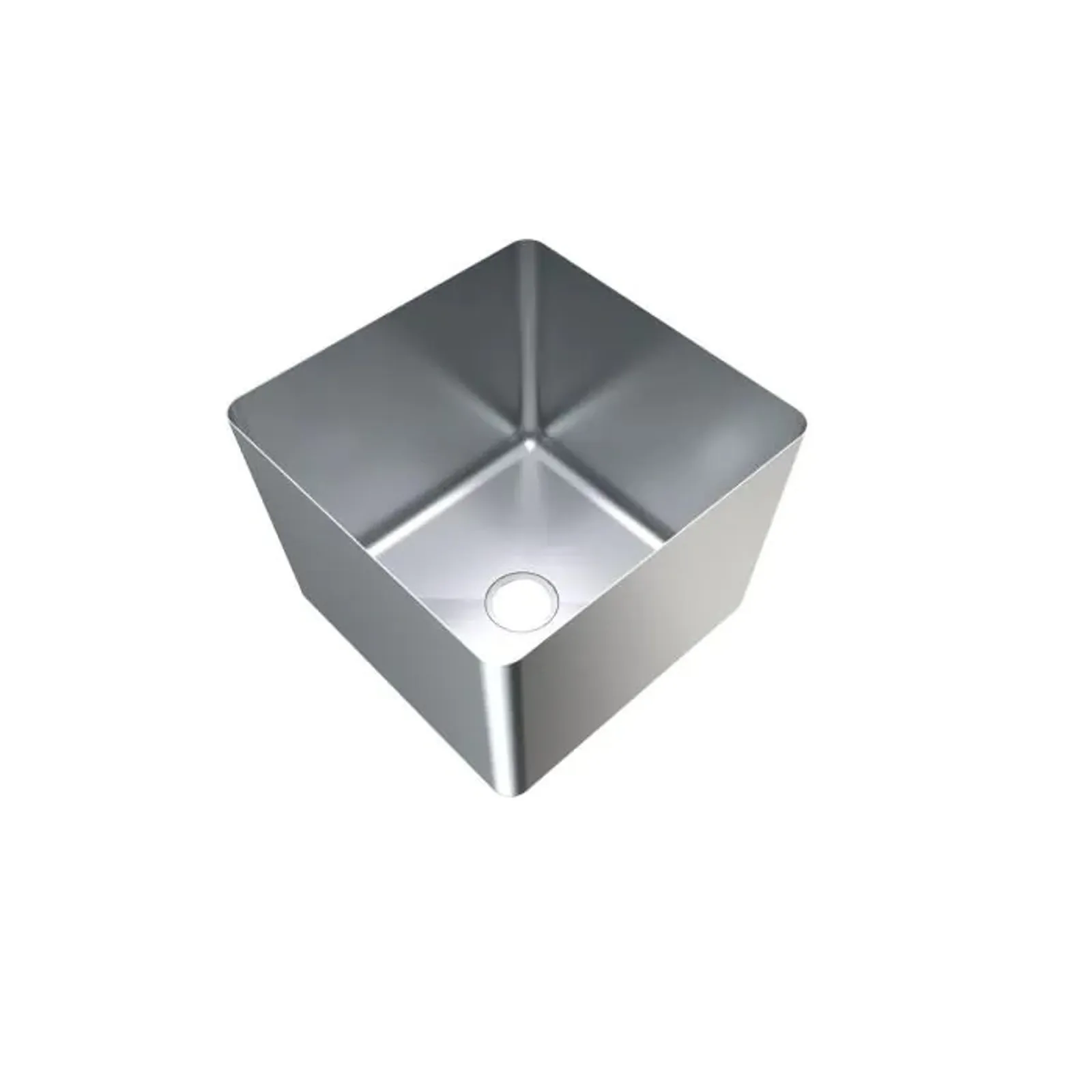 3Monkeez HF11-316 - 1.5mm Premium Hand Fabricated Sink Bowl, 400X400X300