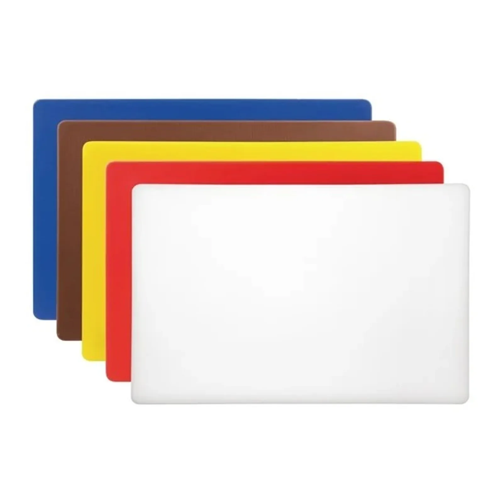 Hygiplas S677 - Extra Thick Low Density Pack of 6 Chopping Boards - 450x300x20mm