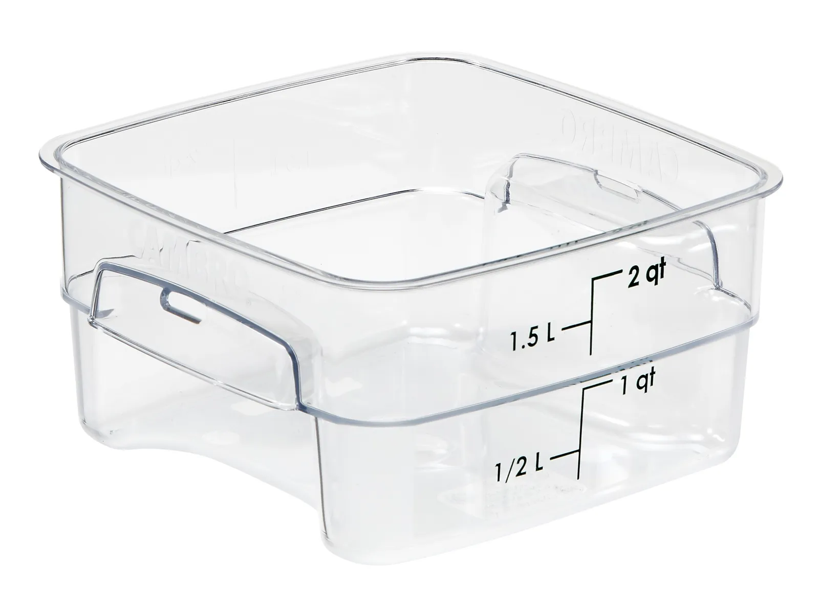 Cambro 2SFSPROCW - Camsquare FreshPro Storage Container 1.9L Clear