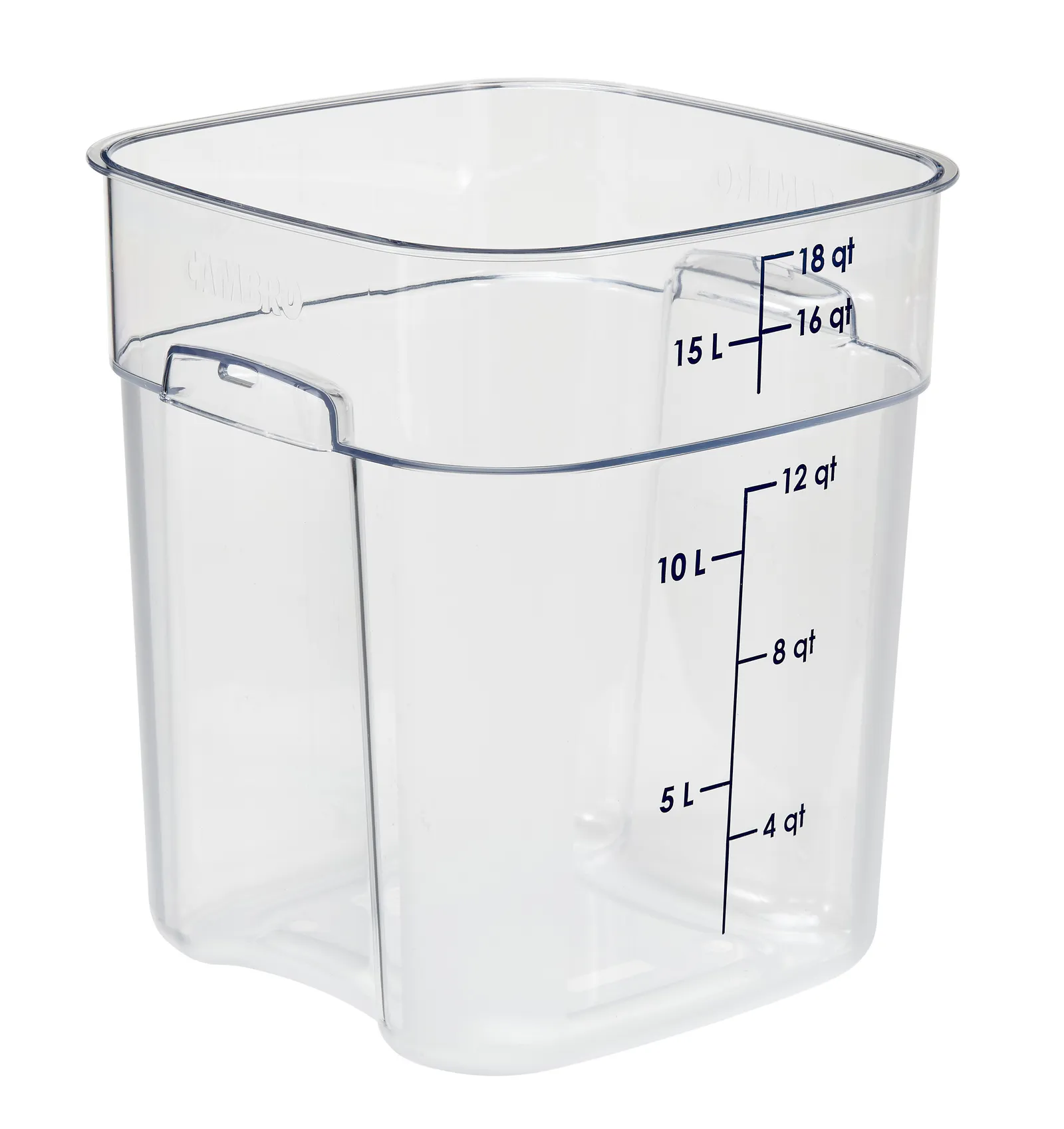 Cambro 18SFSPROCW - Camsquare FreshPro Storage Container 17.2L Clear