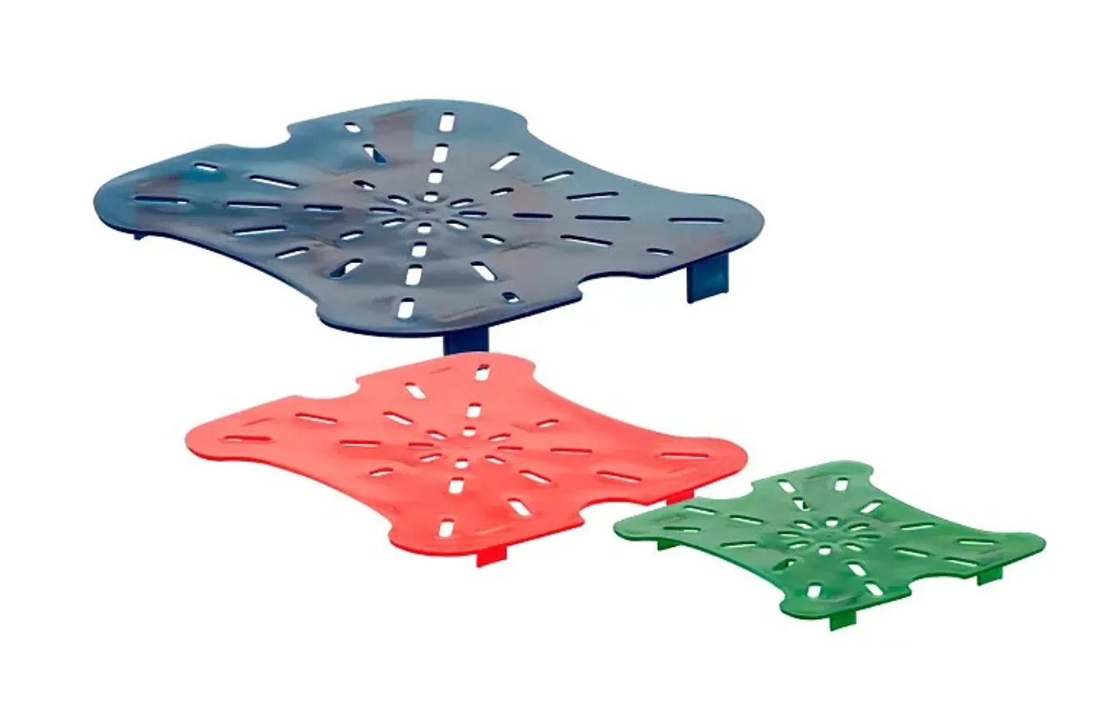 Cambro 12SFSFPDPP - Camsquare FreshPro Drain Shelves 11.4, 17.2 & 20.8L Blue