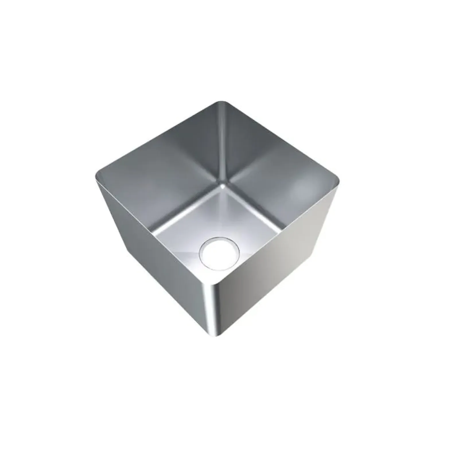 3Monkeez HF11 - 1.2mm Premium Hand Fabricated Sink Bowl, 400x400x300