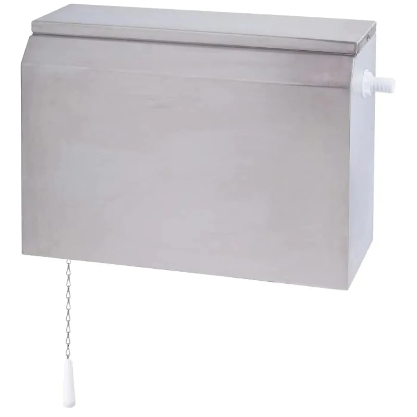 3Monkeez AB-CIS-PC-SE-R - Stainless Steel Pull Chain Cistern with Right Side Entry