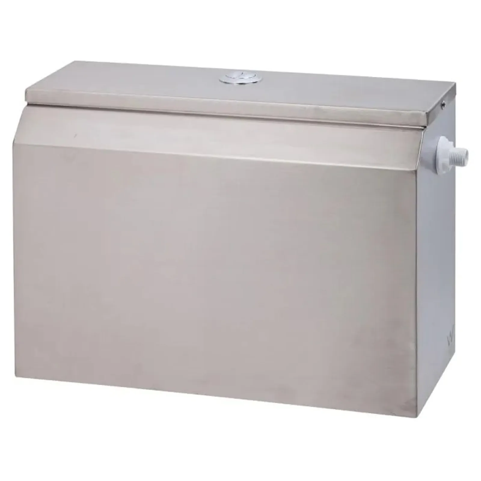 3Monkeez AB-CIS-DF-2-SE-R - Stainless Steel Dual Flush Cistern Right Side Entry