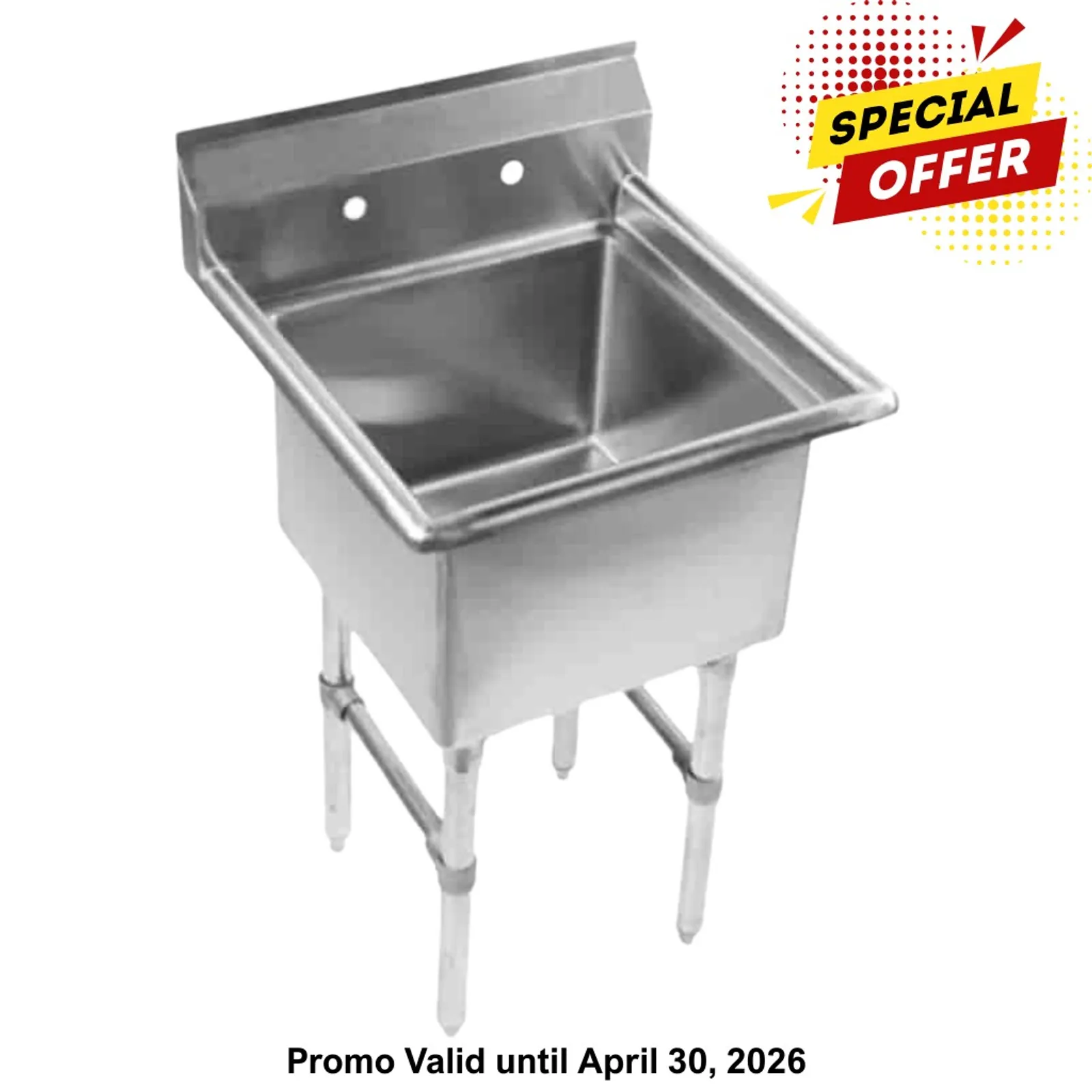 Modular Systems SKBEN01-1818N - Stainless Steel Sink with Basin