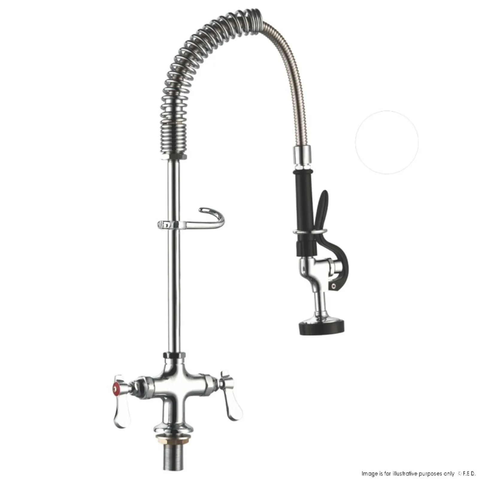 Sunmixer T98001MN-1 - Mini Pre Rinse Unit with 180mm Riser and 560mm Hose