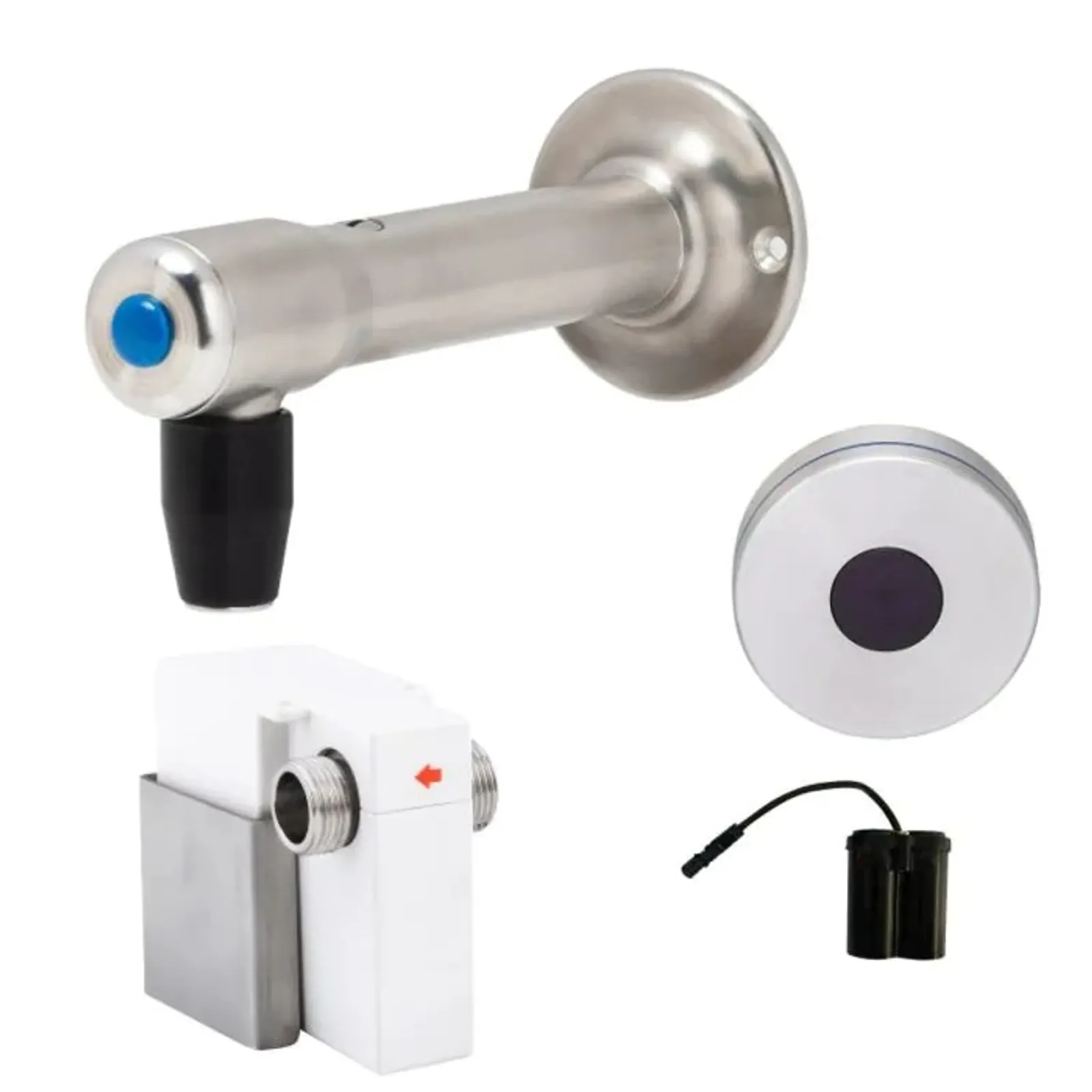 Guardian Zero Touch T-3MSS-BFSB - Wall Mount Bottle Filler with Bench Mount Sensor - Battery Operated