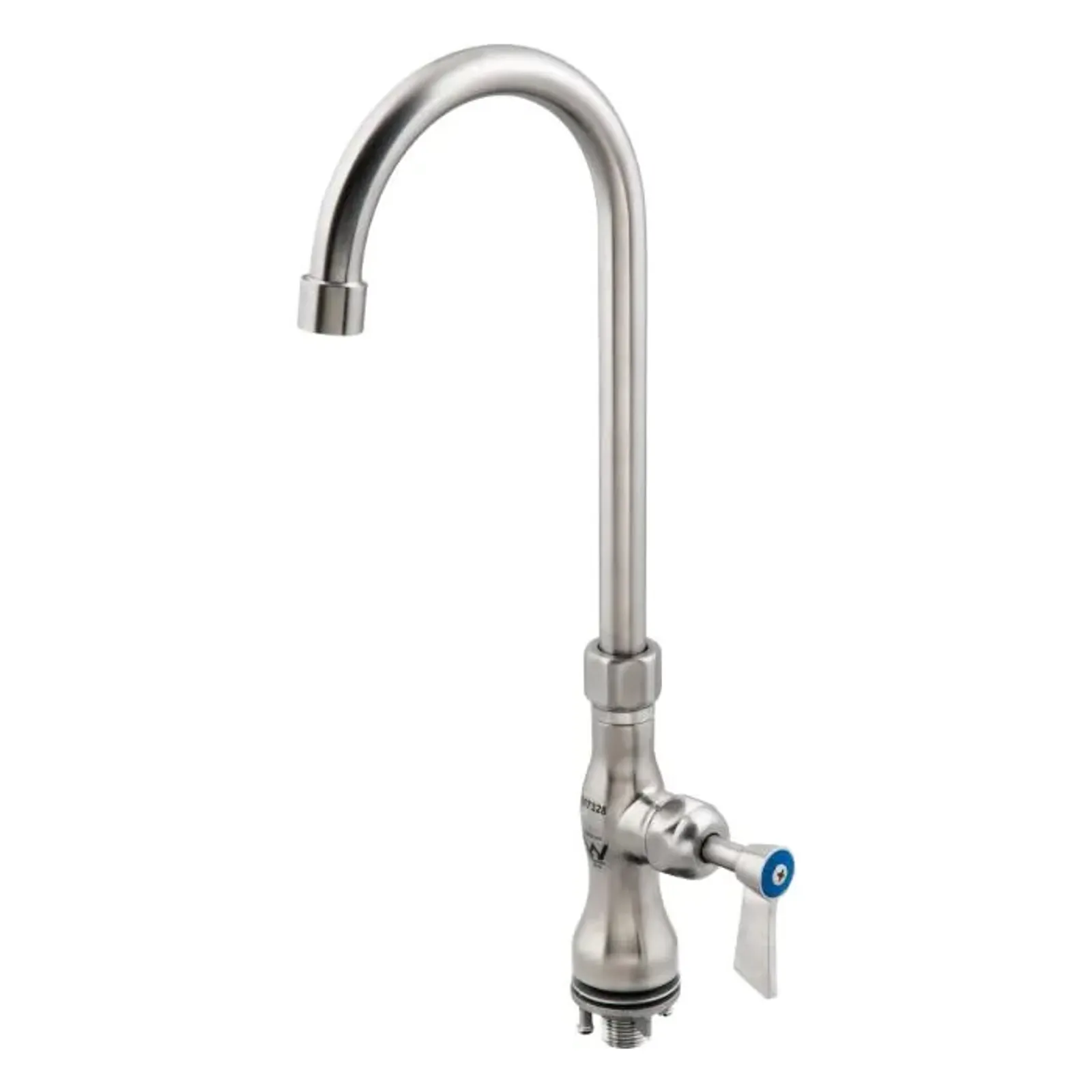 Guardian Tapware T-3MSHG12 - Single Bench Mount Body with Single Control and 12" Gooseneck Swivel Spout