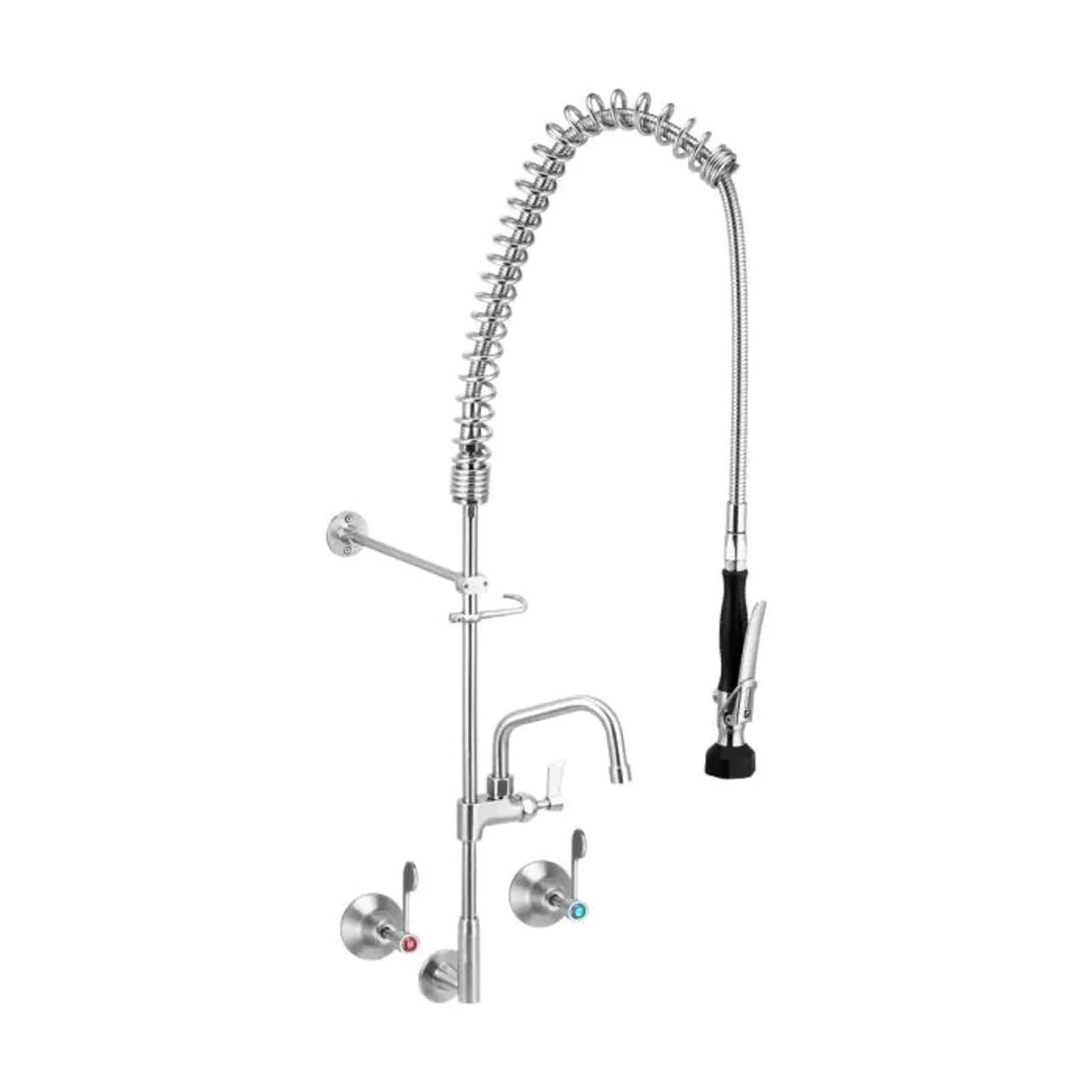 Clean-A-Jet T-3M53816 - Stainless Steel Wall Stops And Elbow Pre Rinse Unit With 6" Pot Filler