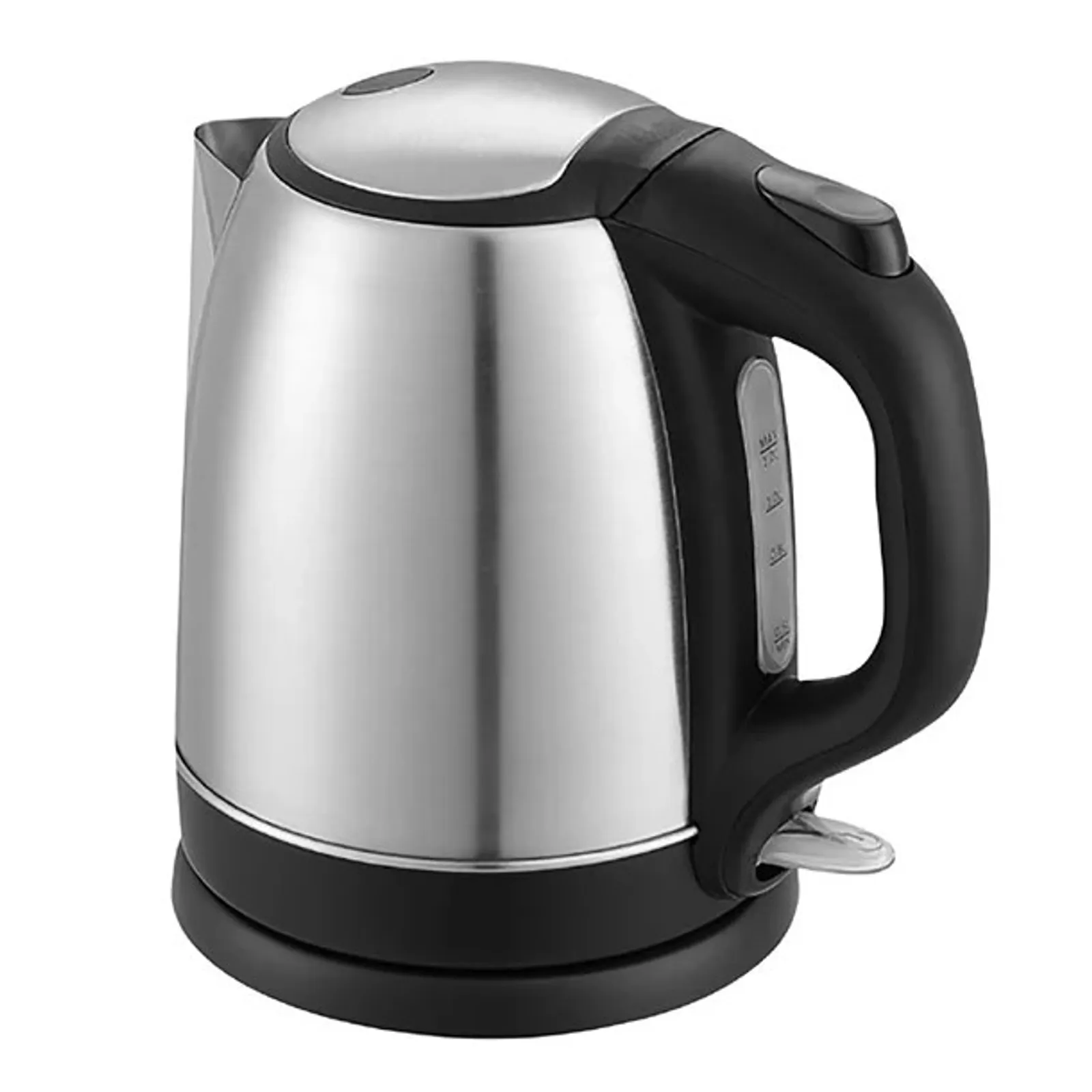 Noble & Price DD768 - Cordless Electric Kettle Stainless Steel With Polypropylene Auto Lid/off 1.2Ltr