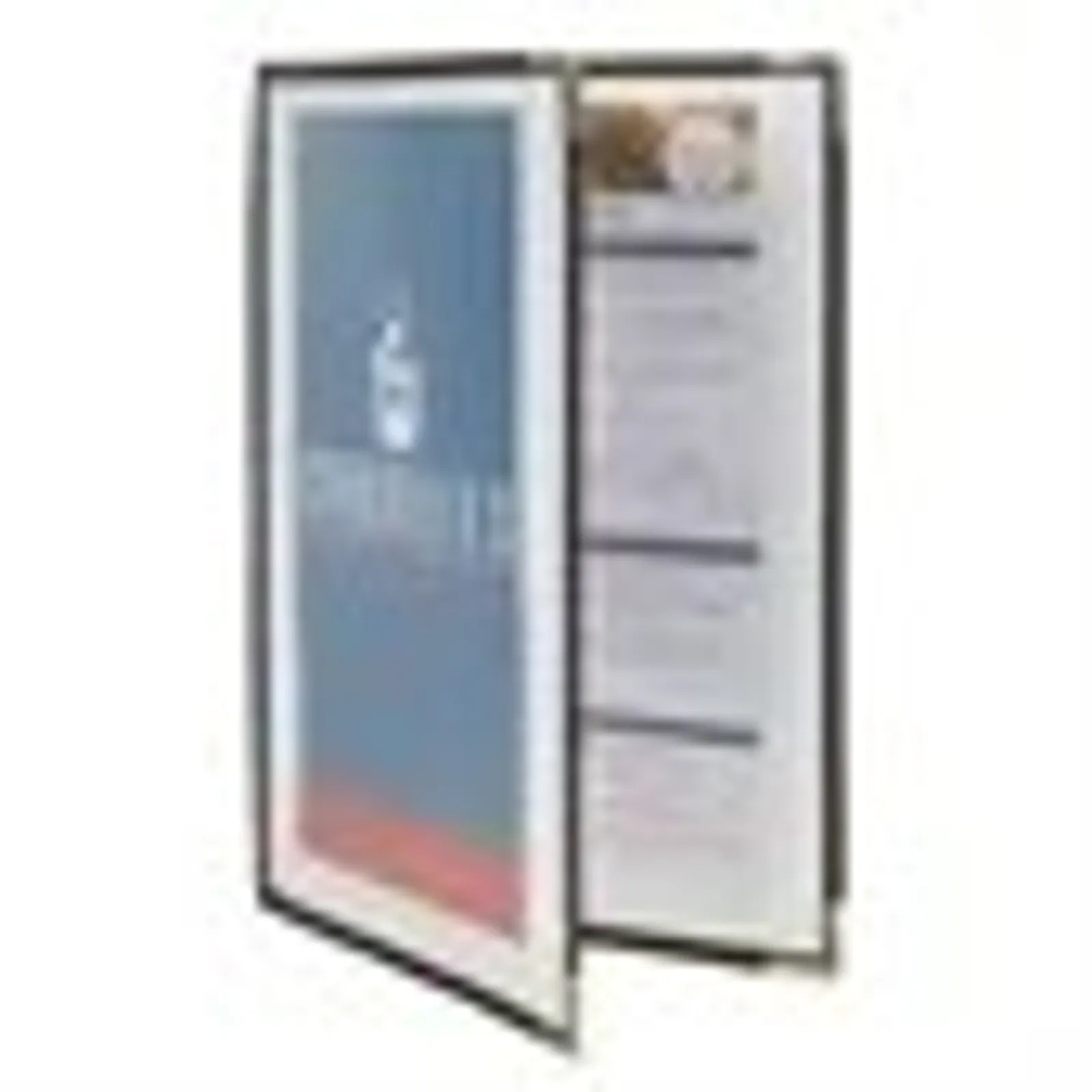 Securit CB842 - Crystal Menu Cover Double A4